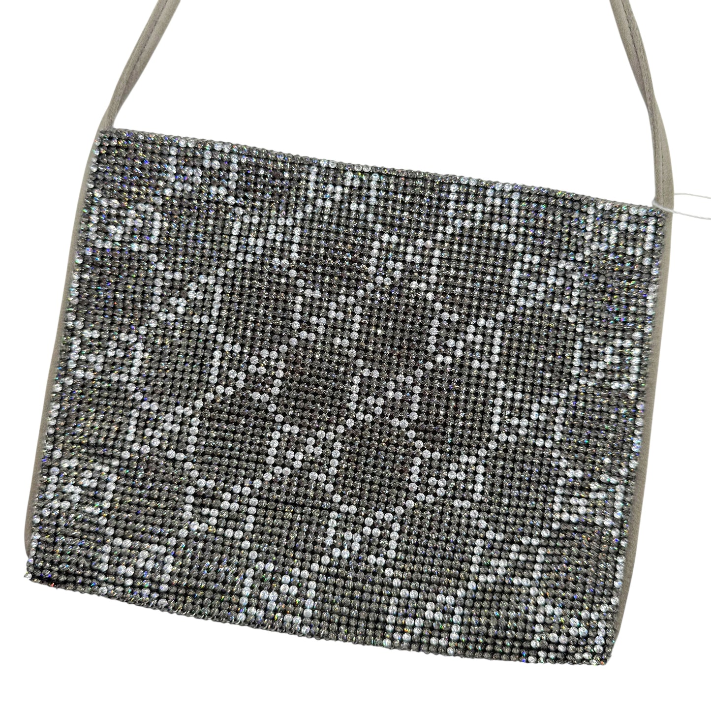 Gucci by Tom Ford S/S 1998 Silver Crystal & Silk Guccissima Mini Bag RARE - Outfit Repeater