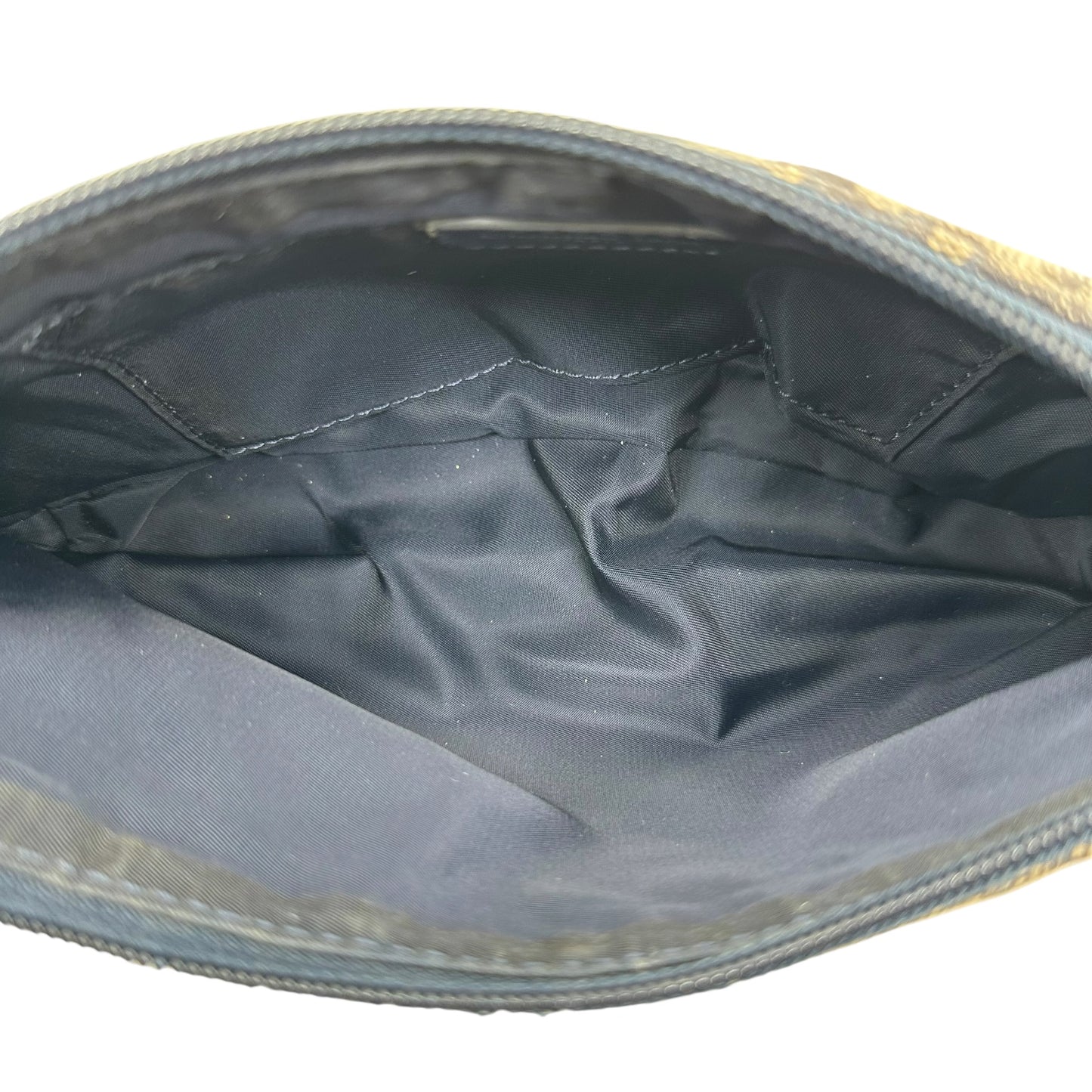 Christian Dior Navy Blue Trotter Monogram Shoulder Bag