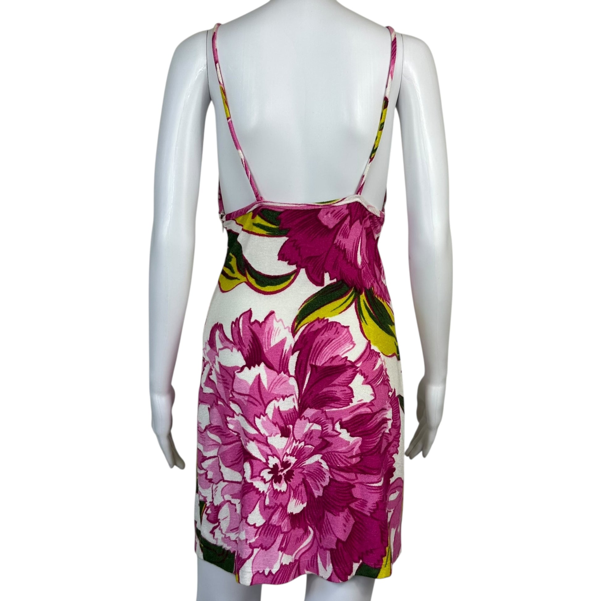 D&G Dolce & Gabbana Floral Print Terrycloth Mini Dress - Outfit Repeater