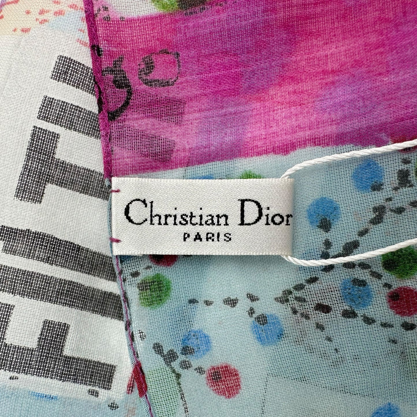 Dior F/W 2003 'Filth' Cotton Scarf