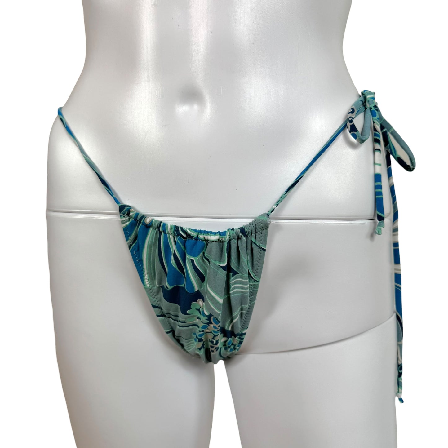 Dolce & Gabbana Blue Printed Bikini Set