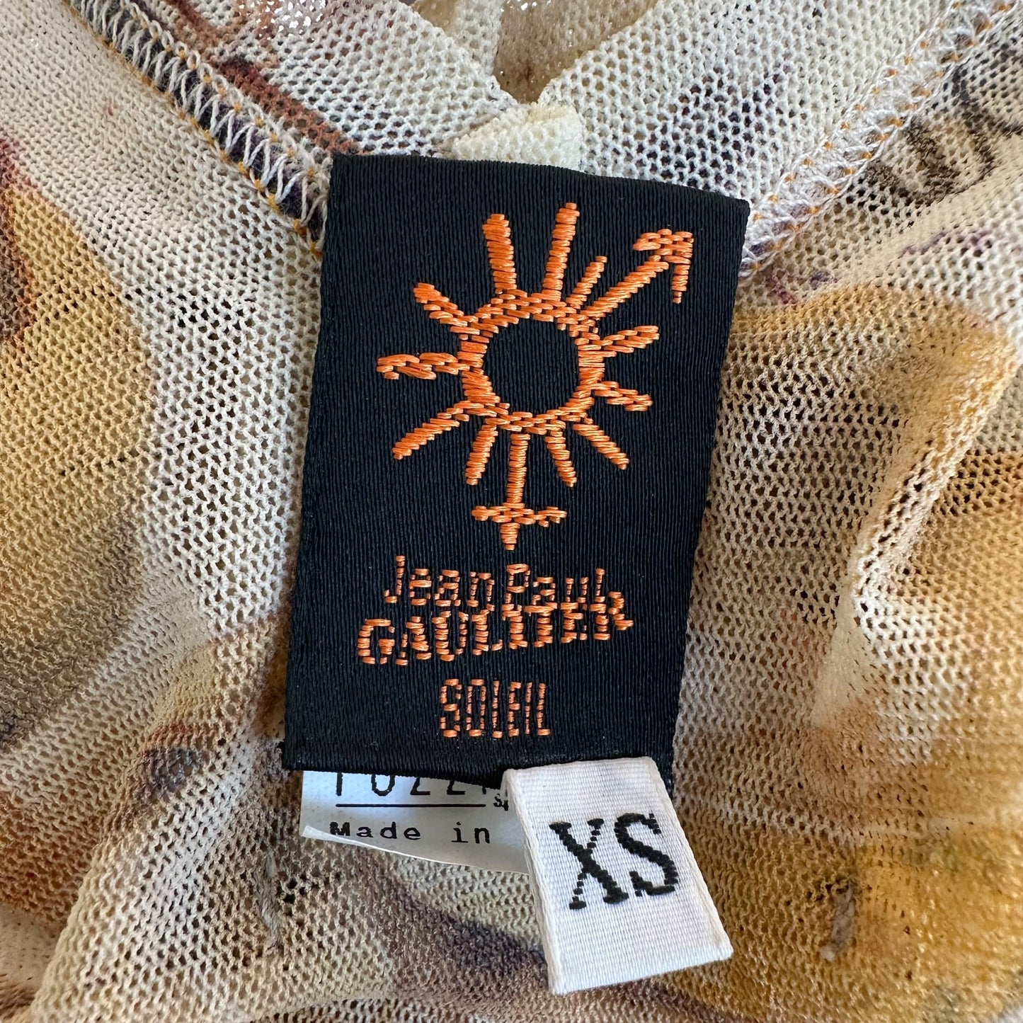 Jean Paul Gaultier Soleil Script & Illustration Balloon Tank