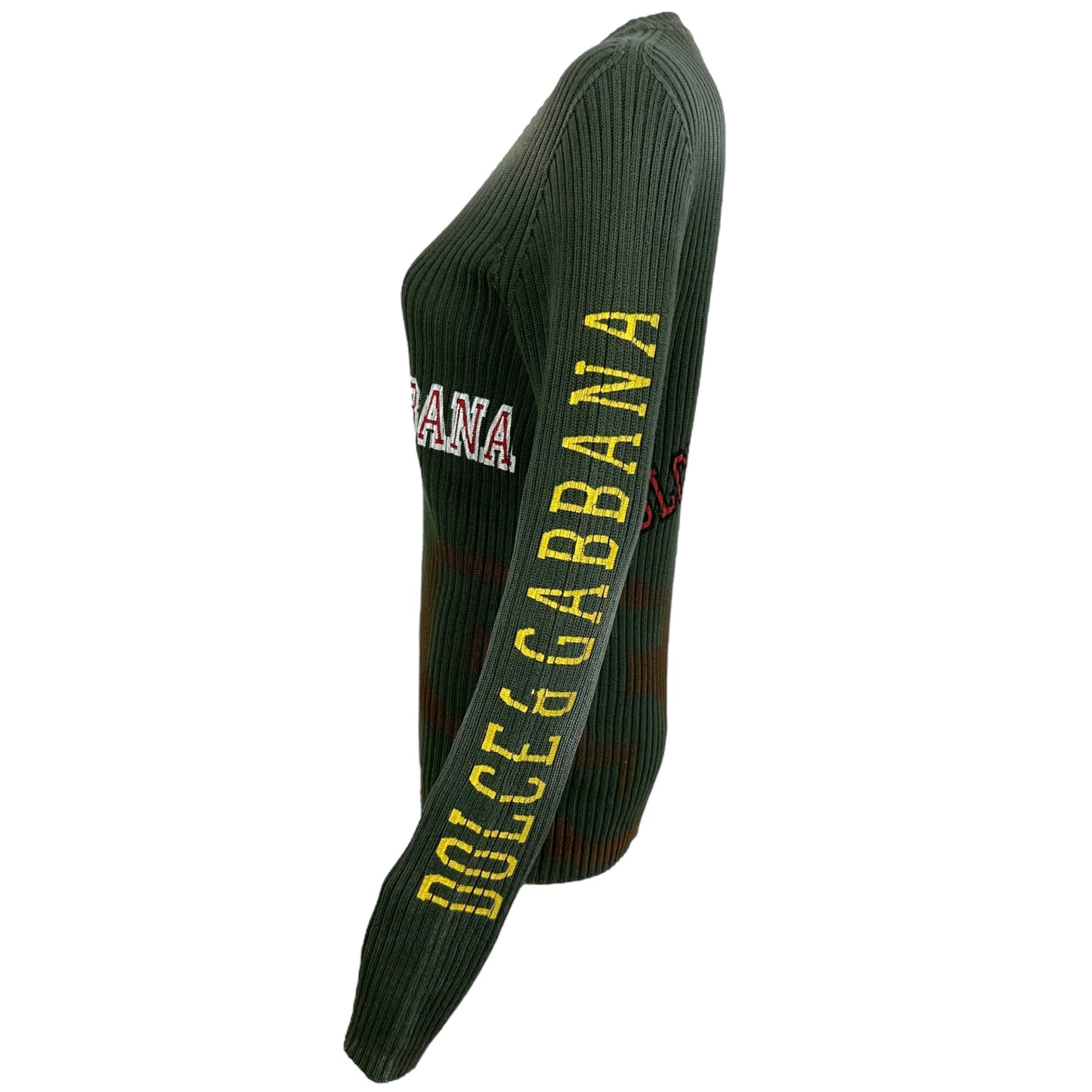 Dolce & Gabbana Gray Knit Logo Sweater - Outfit Repeater