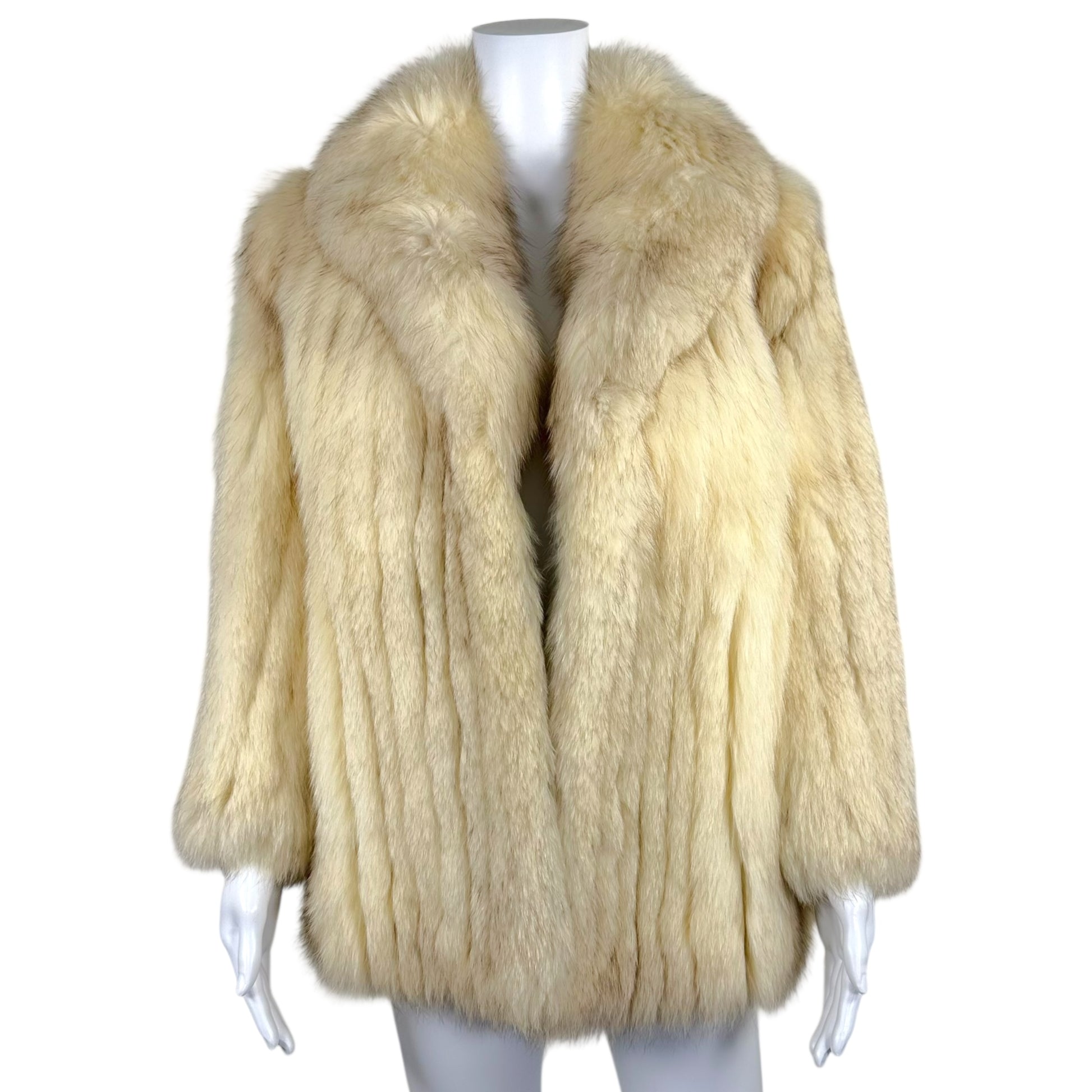Vintage Josephine White Fur Coat - Outfit Repeater