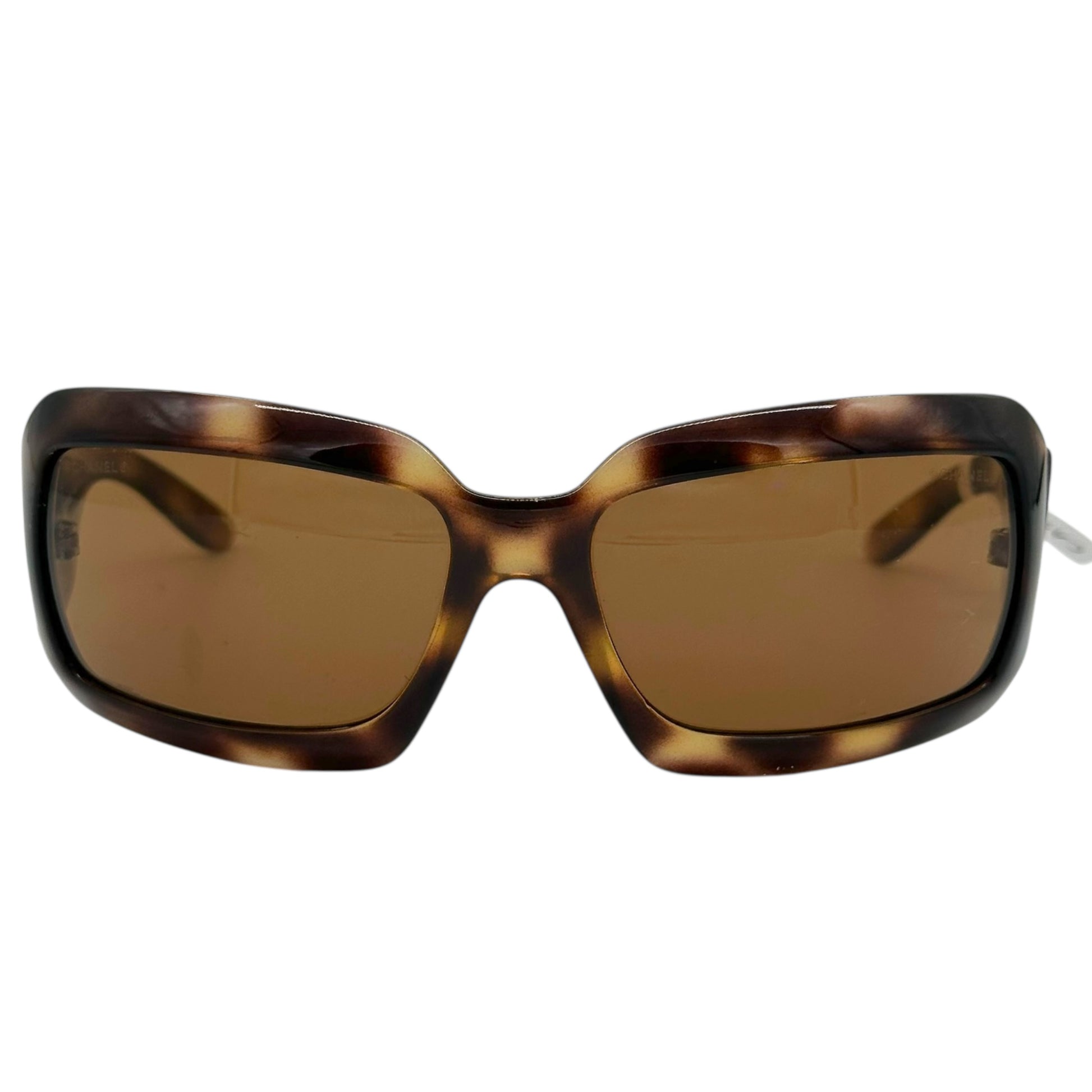 Chanel 5076 Tortoise Mother of Pearl Rectangle Sunglasses - Outfit Repeater
