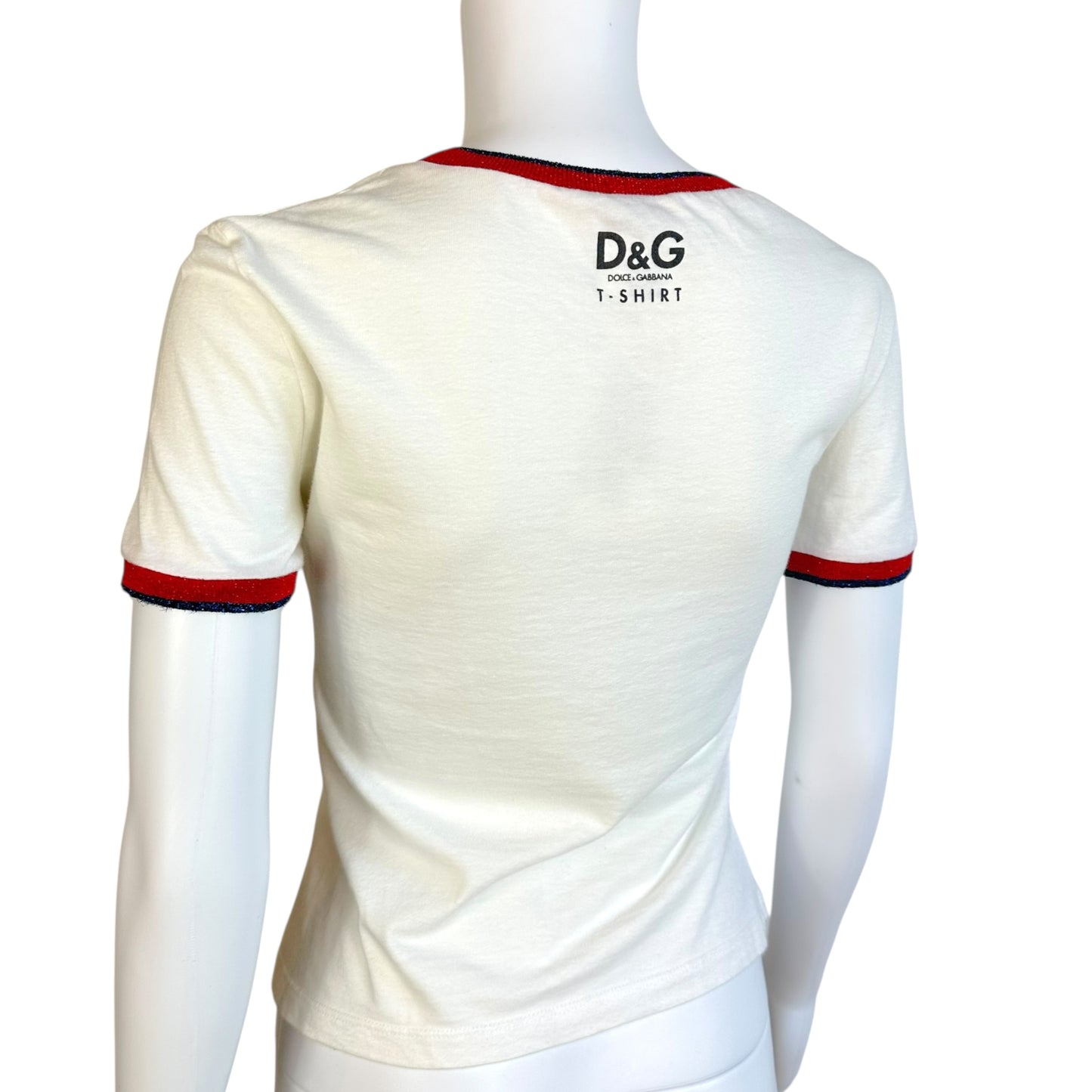 D&G Dolce & Gabbana London Graphic Ringer T-Shirt - Outfit Repeater