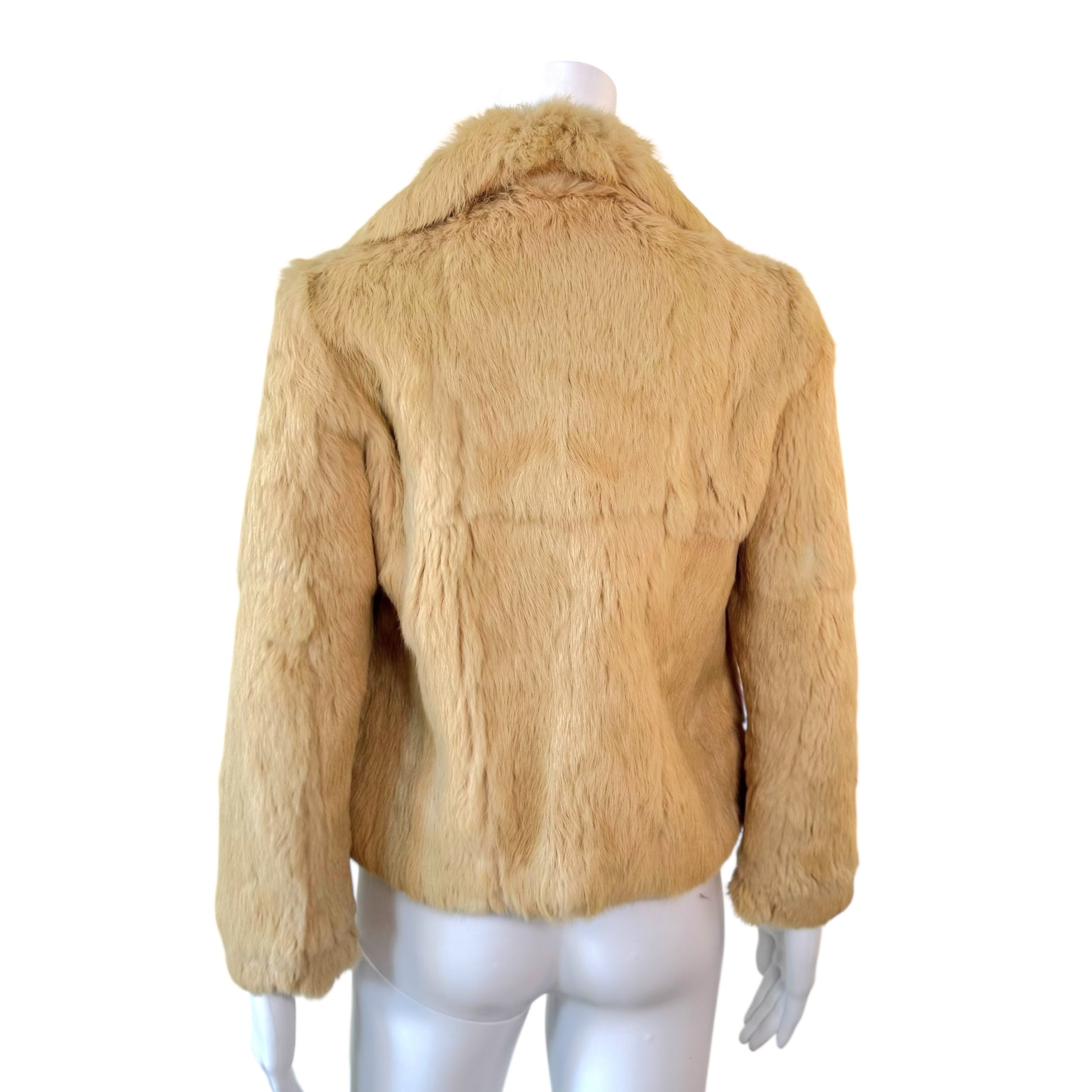 Vintage Ivory Rabbit Fur Jacket - Outfit Repeater