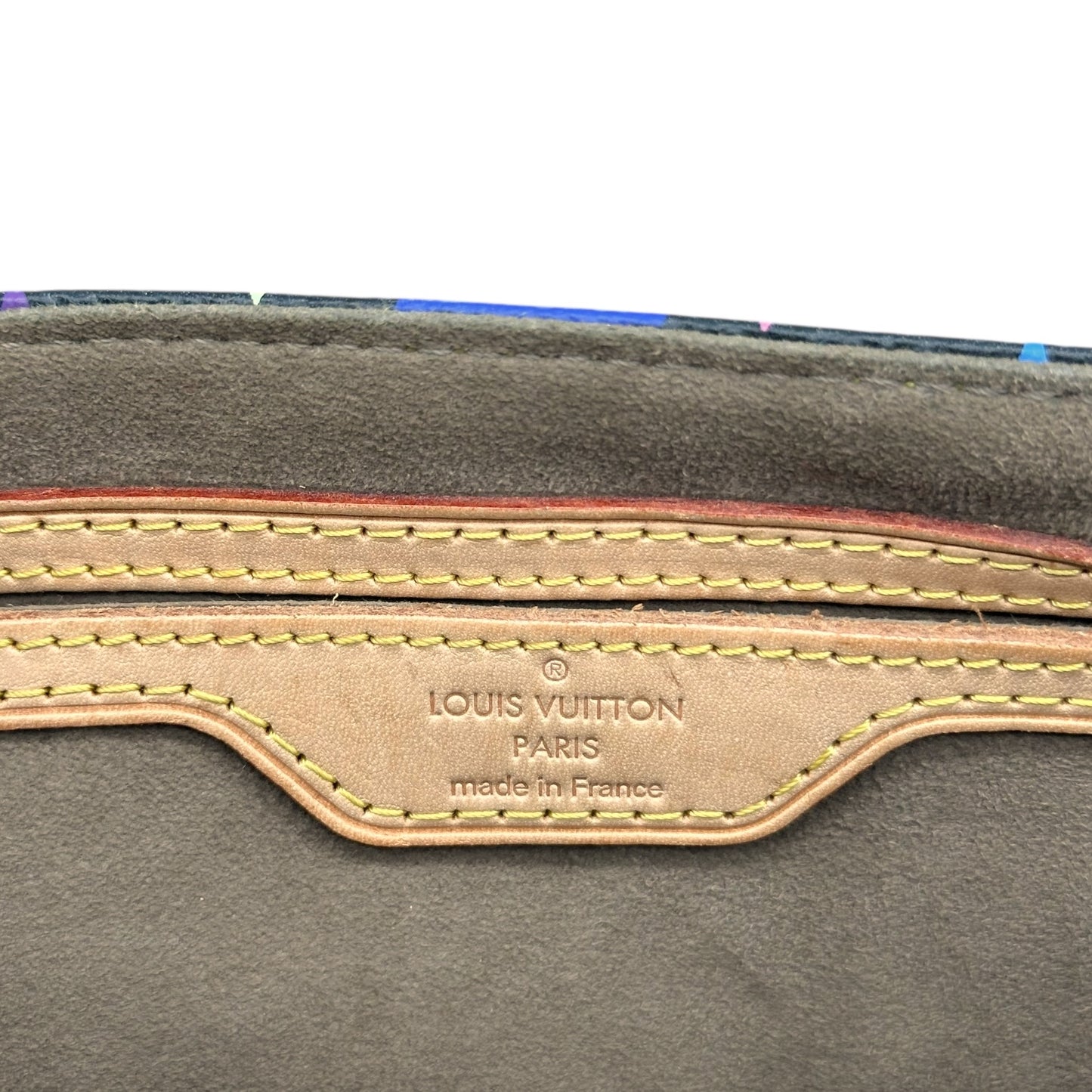 Louis Vuitton Shoulder Bag Black Multicolor Murakami