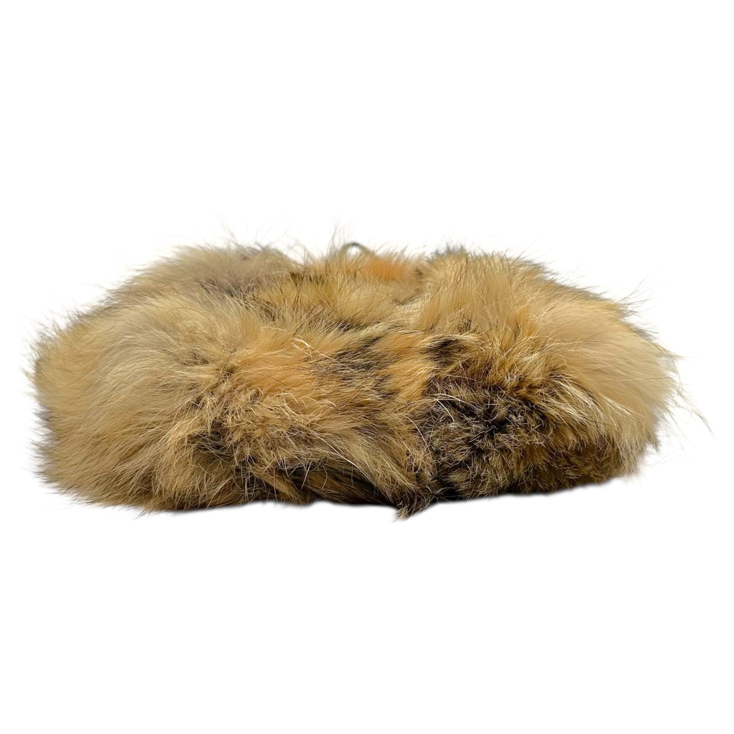 D&G Dolce & Gabbana Coyote Fur Kisslock Bag/ Clutch
