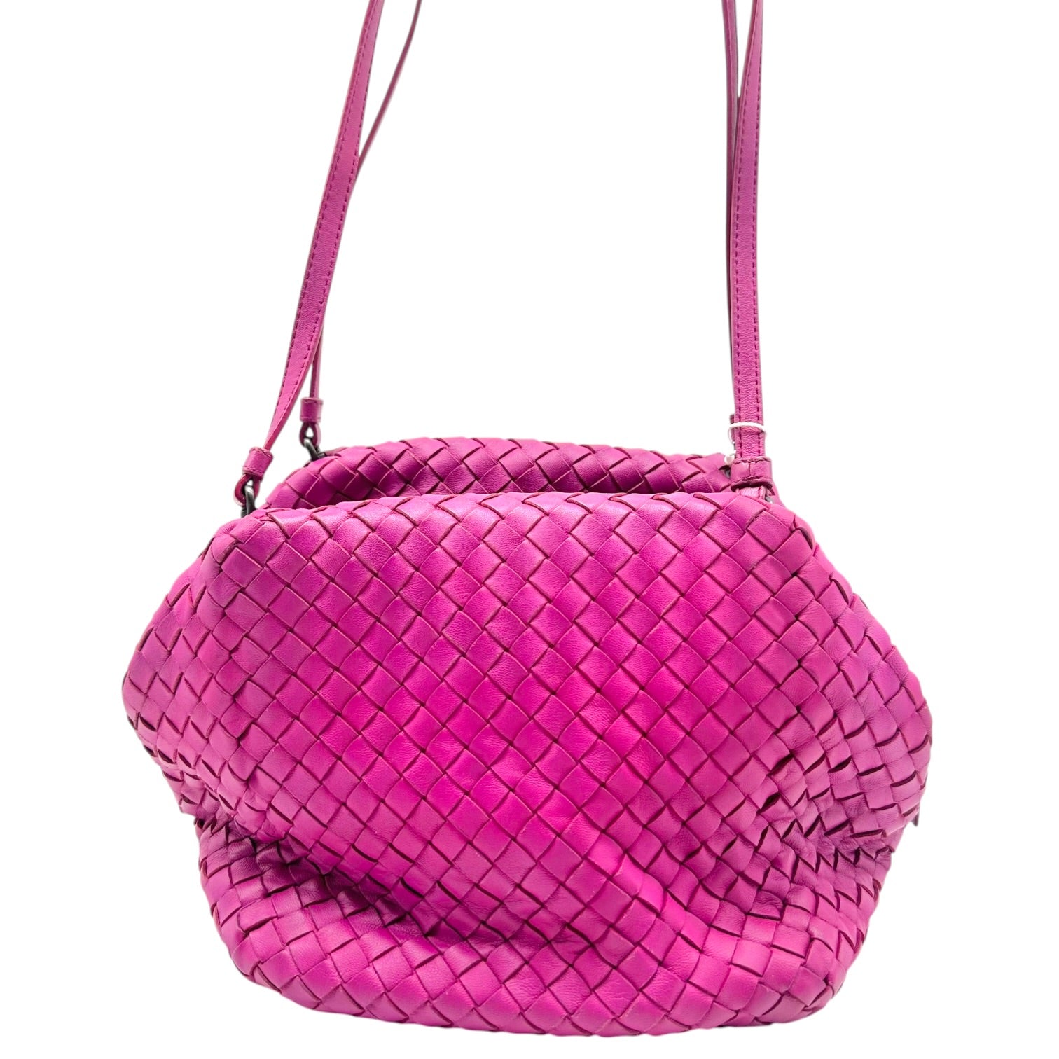 Bottega Veneta Purple Intrecciato Leather Shoulder Bag