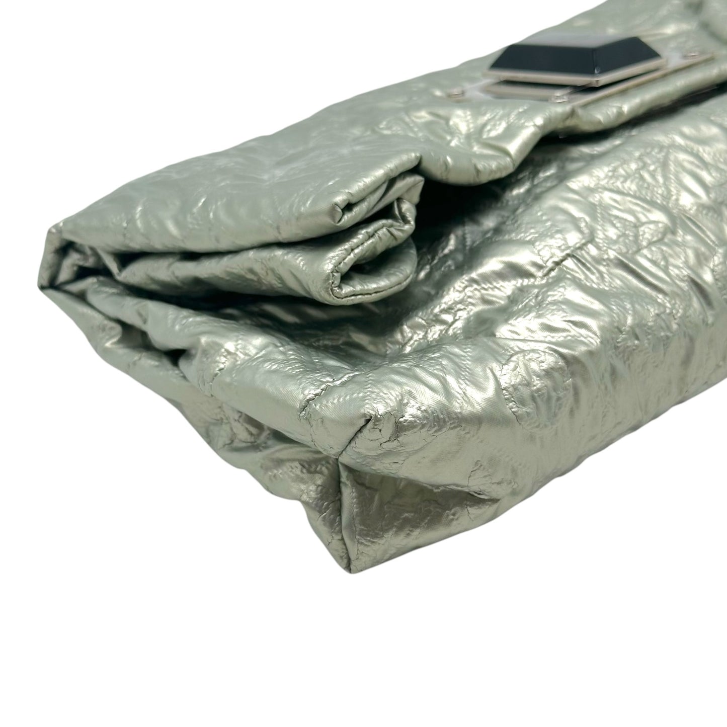 Louis Vuitton Silver Puffer Monogram Clutch Bag