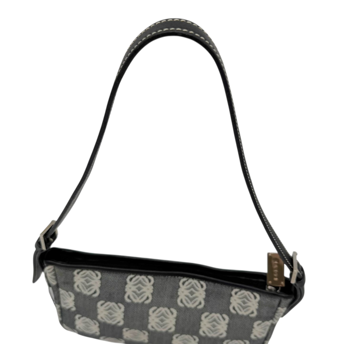 Loewe Navy Blue Anagram Monogram Pochette Bag - Outfit Repeater