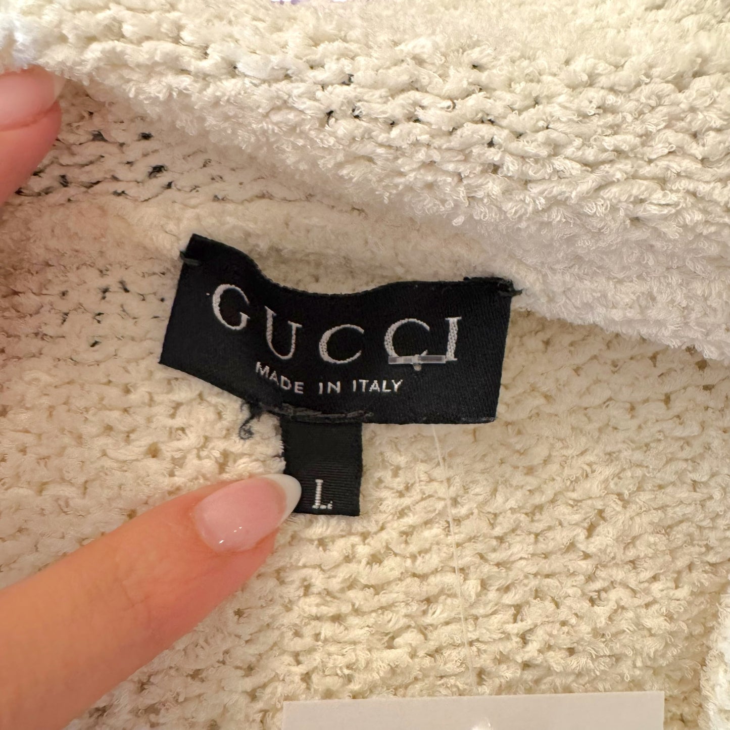 Gucci by Tom Ford 1995 Black & White Vintage Cardigan - Outfit Repeater