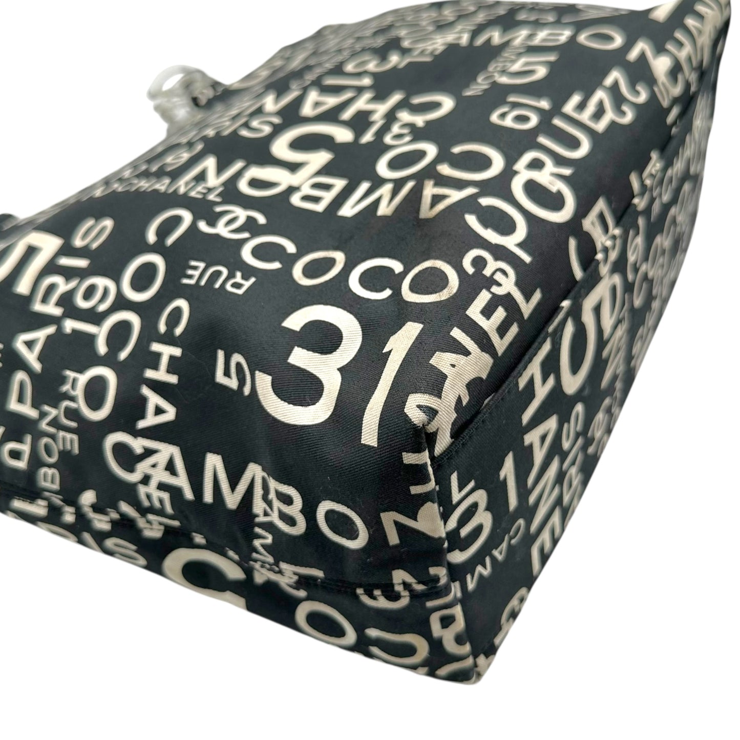 Chanel Printed Canvas Tote Bag