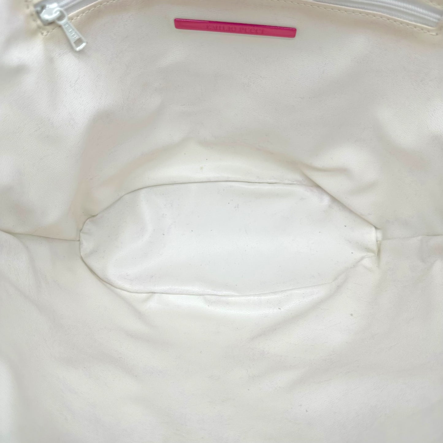 Emilio Pucci Multicolor Printed Terry Mini Tote Handbag