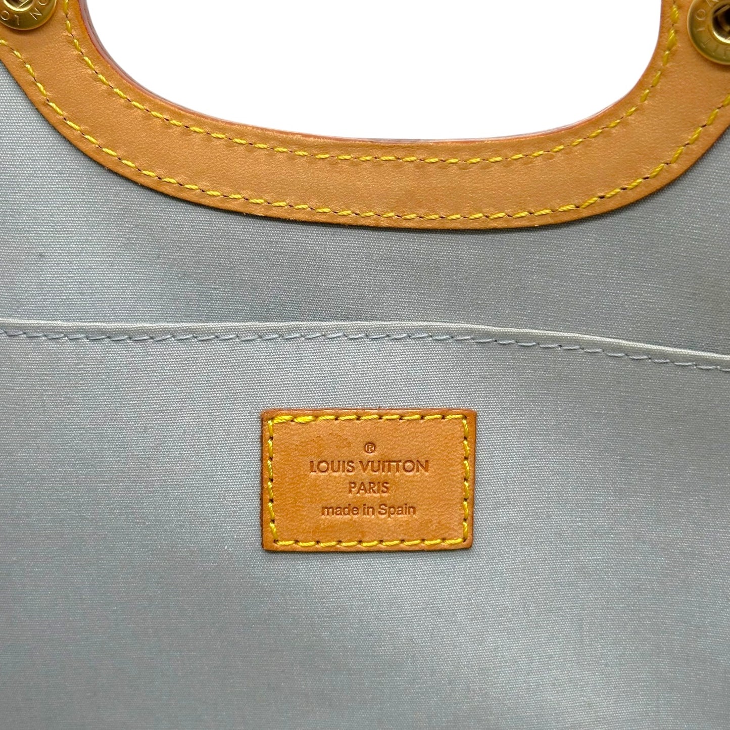 Louis Vuitton Yellow Vernis 2-Way Bag