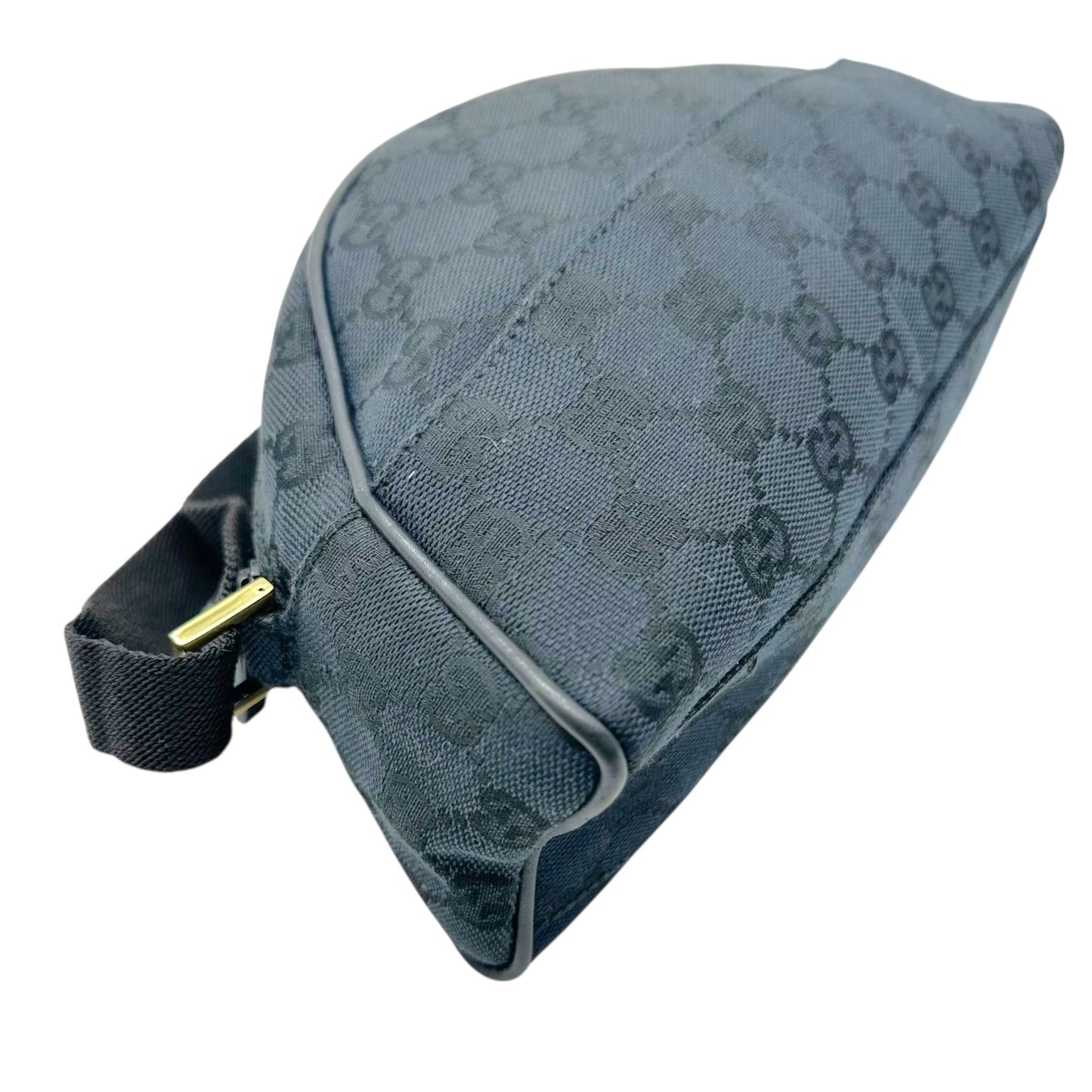 Gucci Black Monogram Crescent Mini Bag