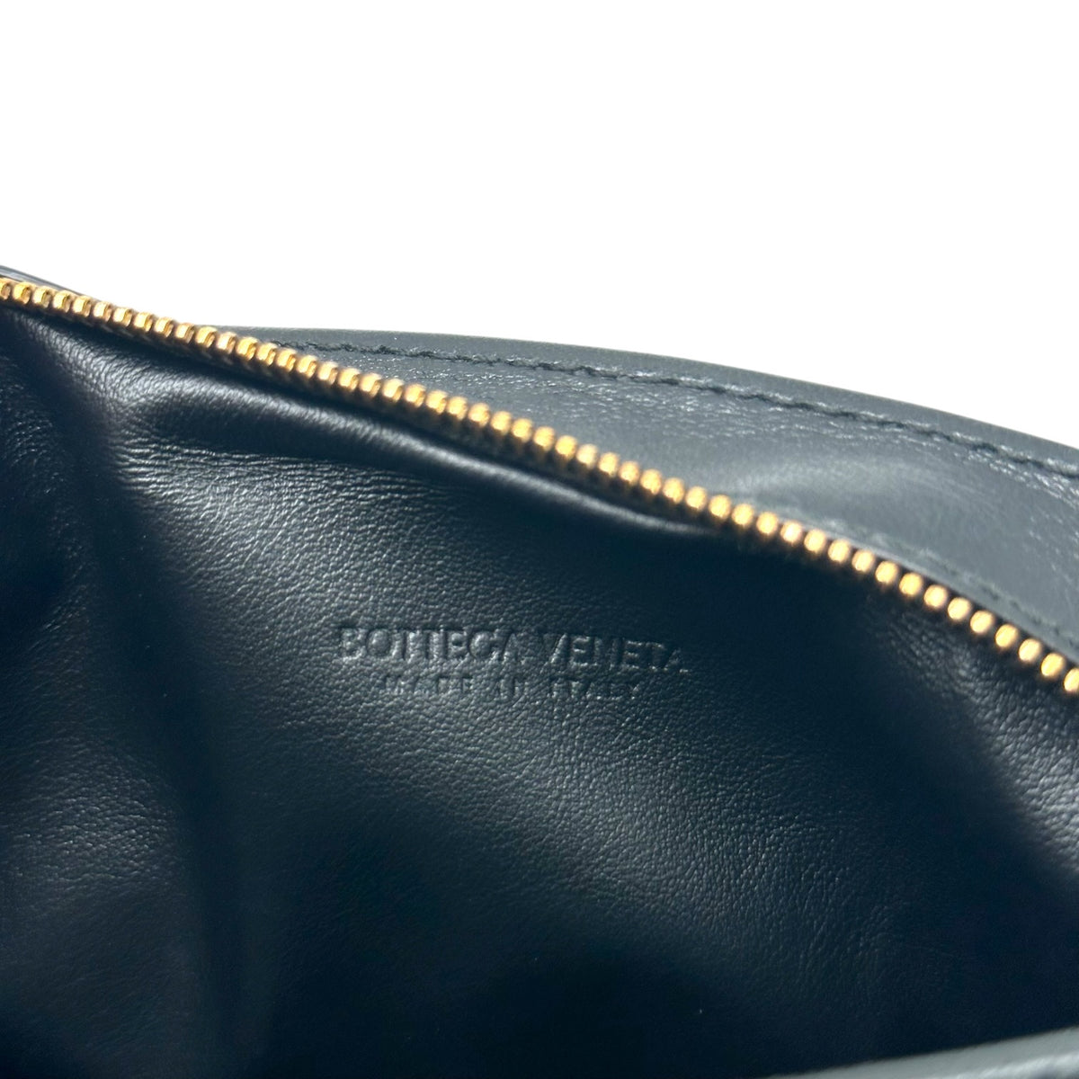 Bottega Veneta Black Intrecciato Small Clutch Bag
