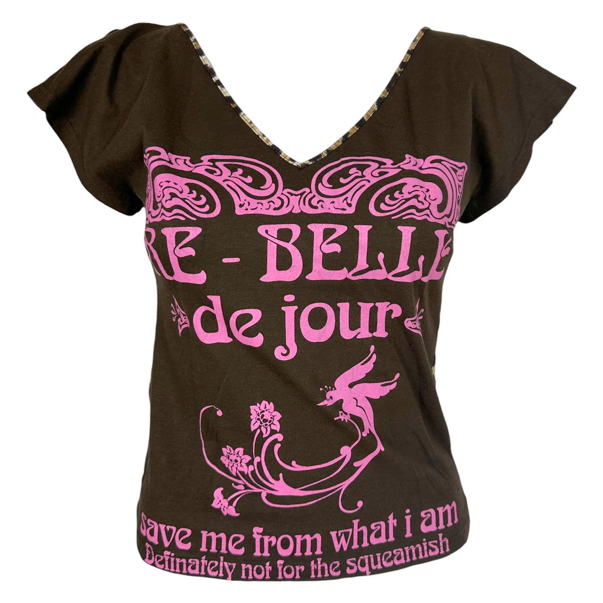 D&G Dolce & Gabbana S/S 2003 'Re-Belle Du Jour' Pink & Leopard T-Shirt