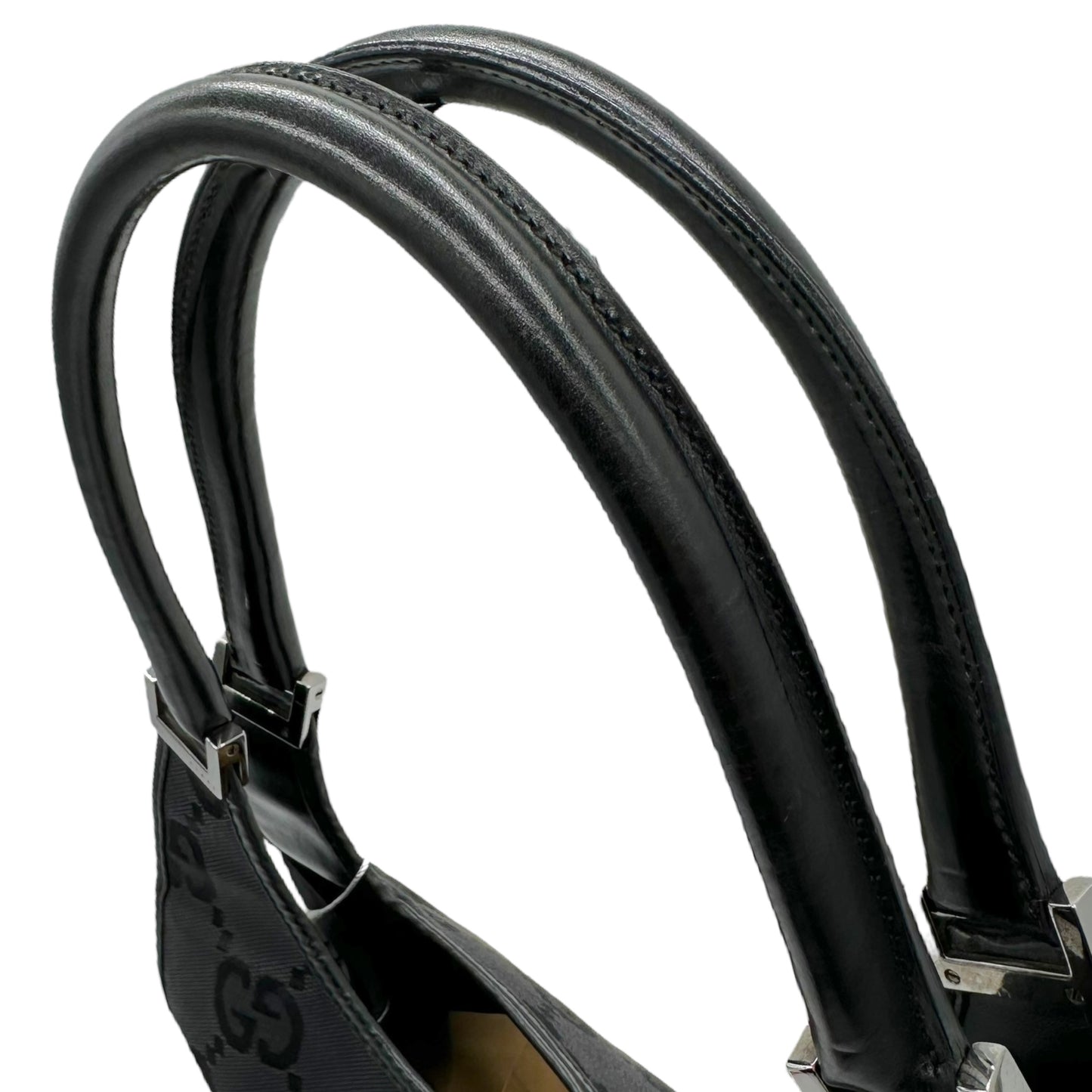 Gucci Black Large Monogram Jackie Bag - Outfit Repeater