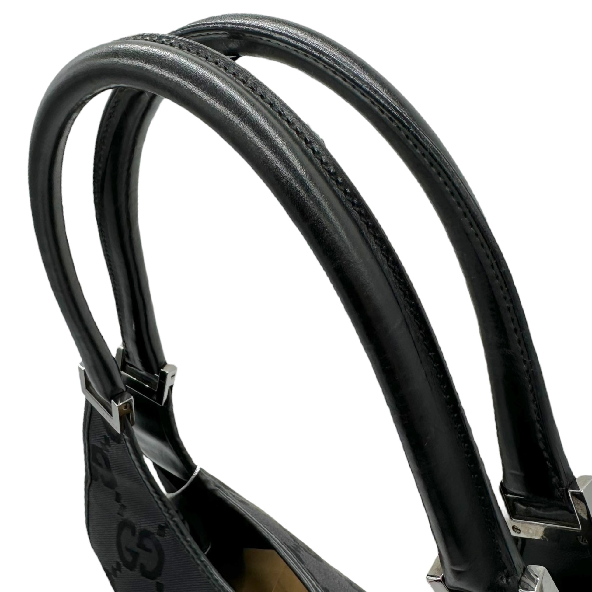 Gucci Black Large Monogram Jackie Bag - Outfit Repeater