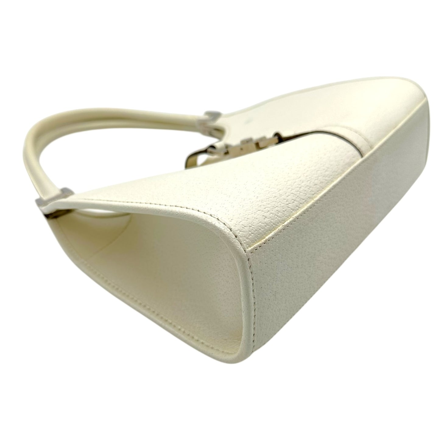 Gucci White Leather Mini Jackie Bag