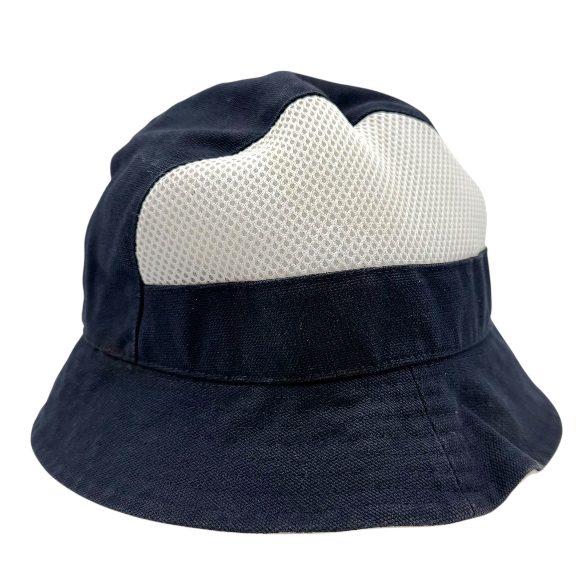 Chanel Sport Navy Blue & Red Bucket Hat - Outfit Repeater
