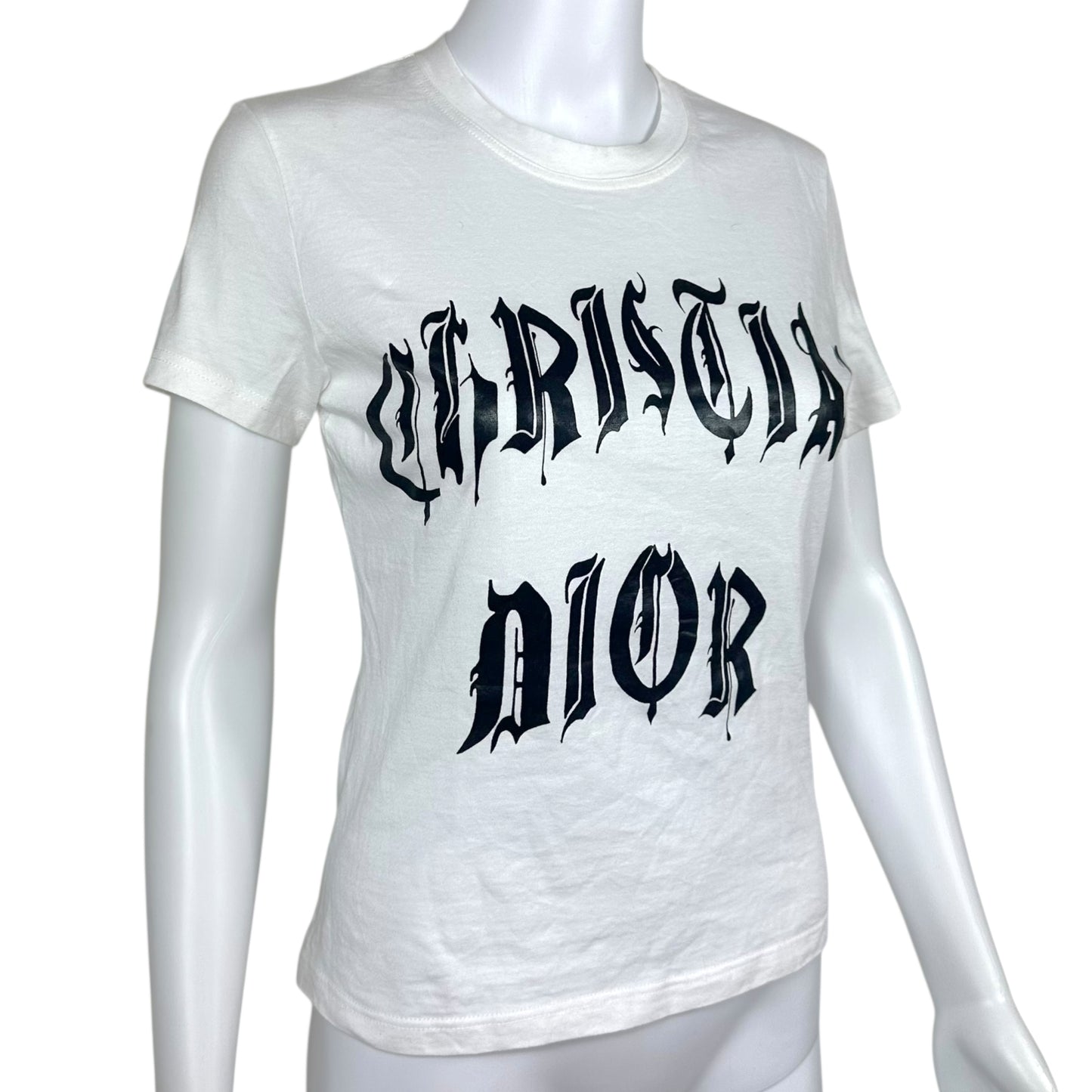 Christian Dior S/S 2002 Old English Logo T-Shirt
