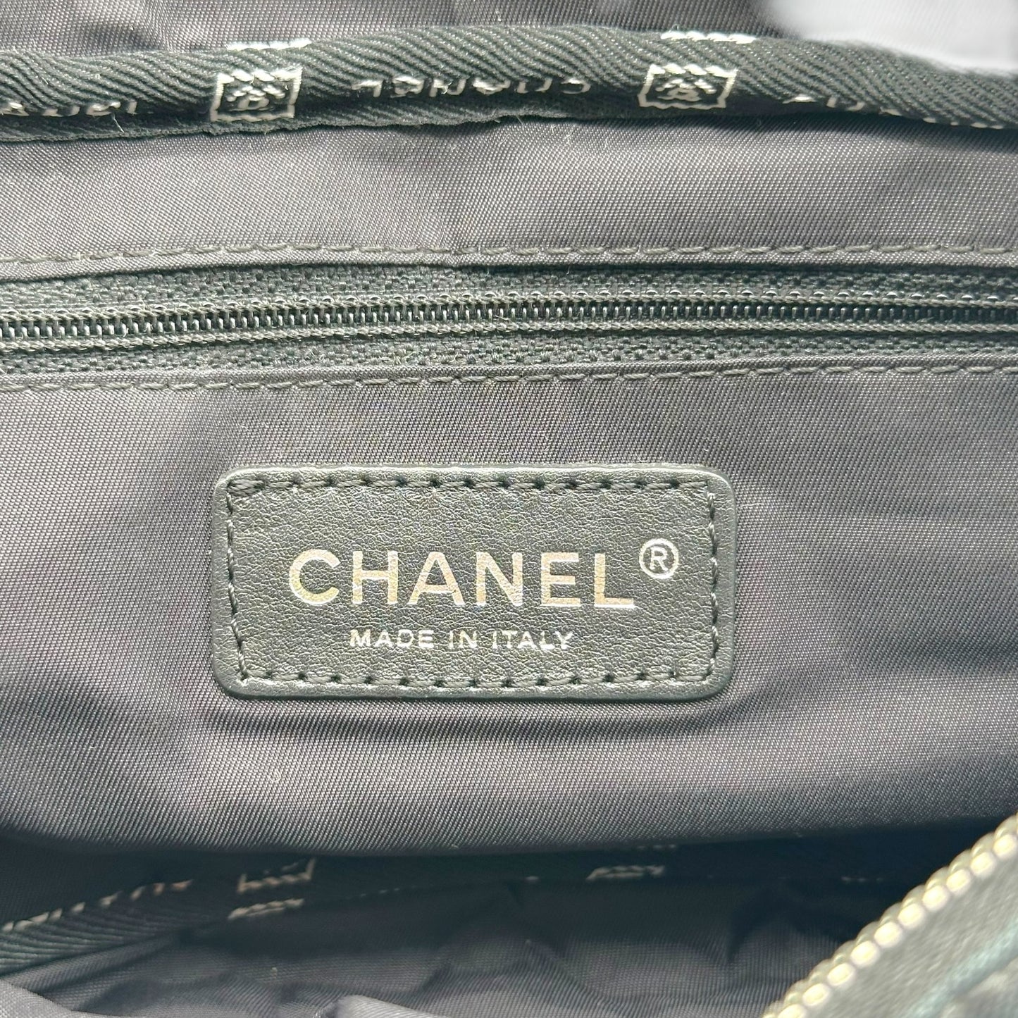 Chanel Sport Black Ponyhair & Canvas Medium Quilted Flap Bag 2005-06
