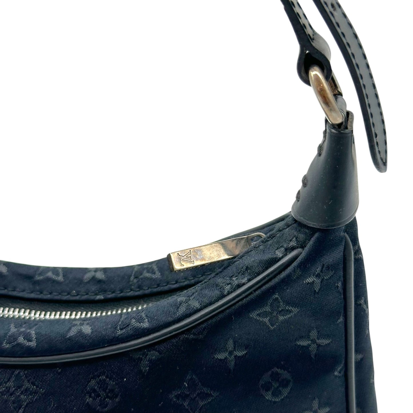 Louis Vuitton Black Satin Monogram Little Boulogne Mini Bag - Outfit Repeater