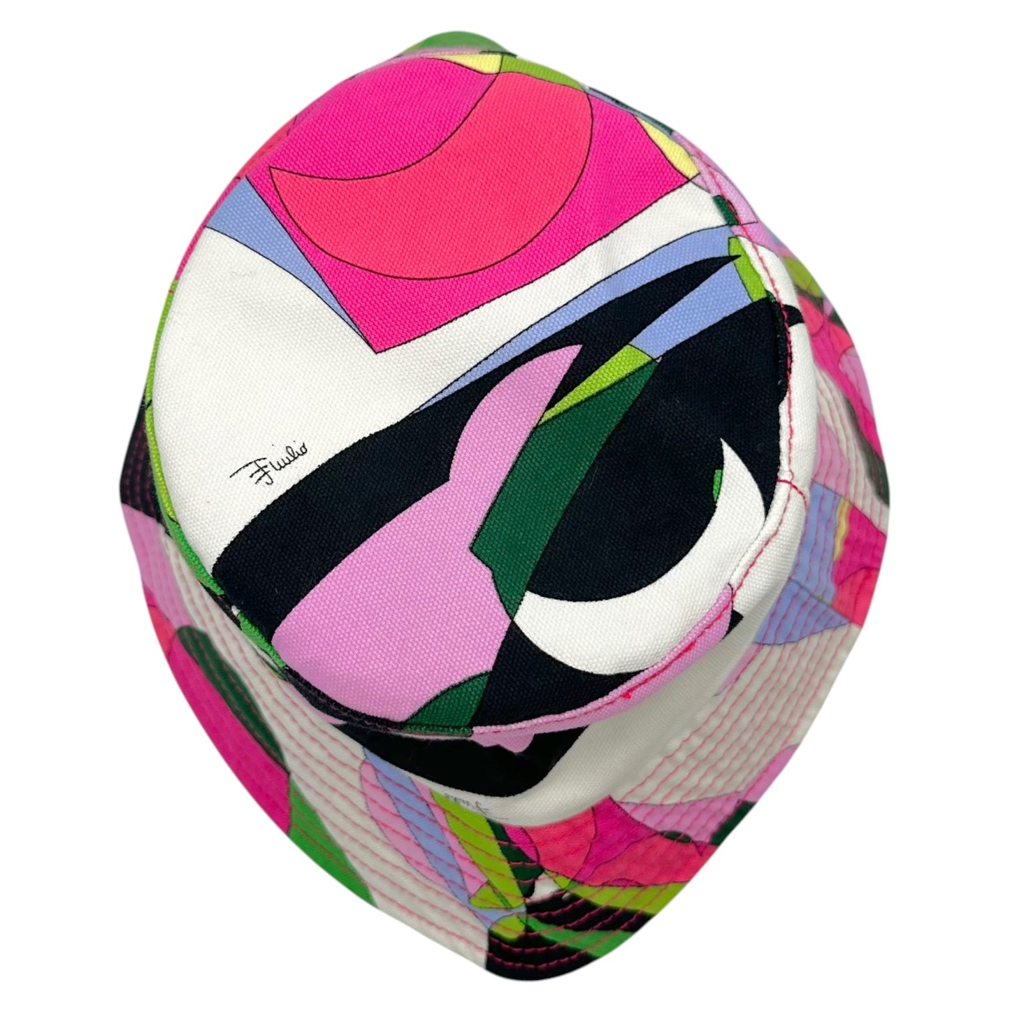 Emilio Pucci Multicolor Printed Cotton Bucket Hat