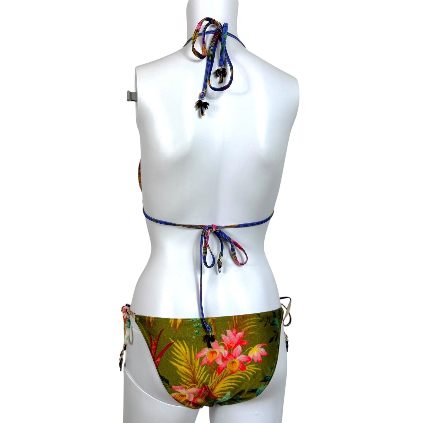 Zimmermann Multicolor Floral Print Bikini Set