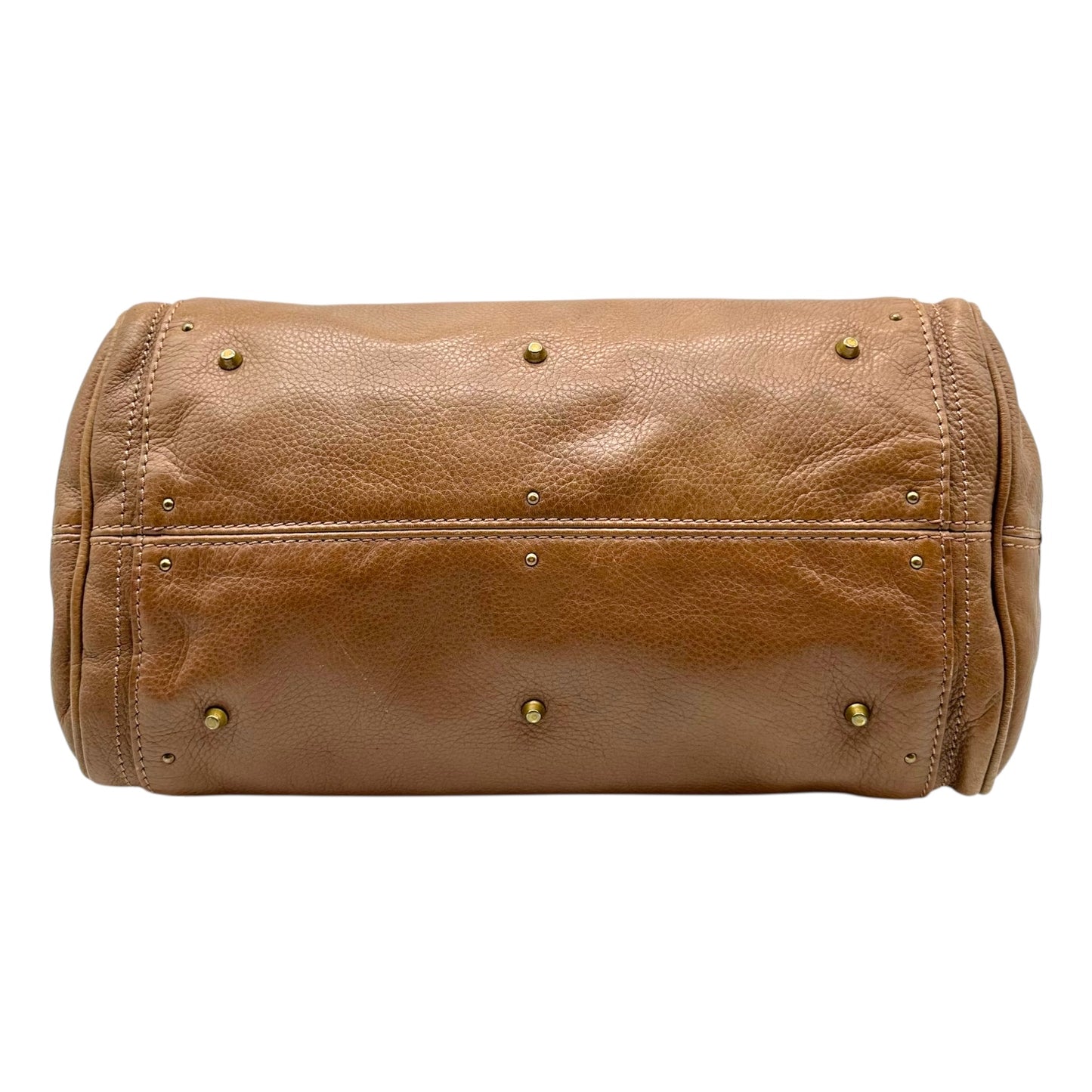 Chloe Brown & Gold Paddington Shoulder Bag