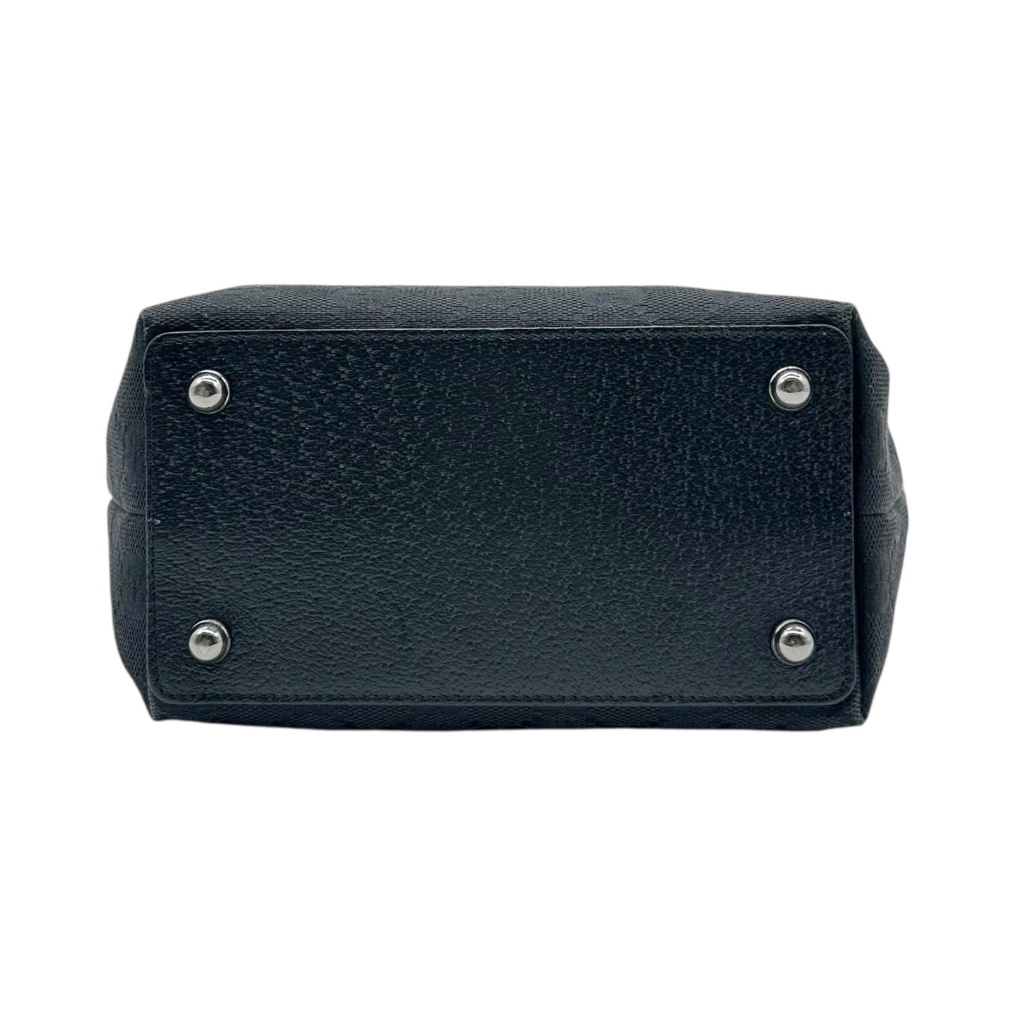 Gucci Black Monogram Mini Tote Bag