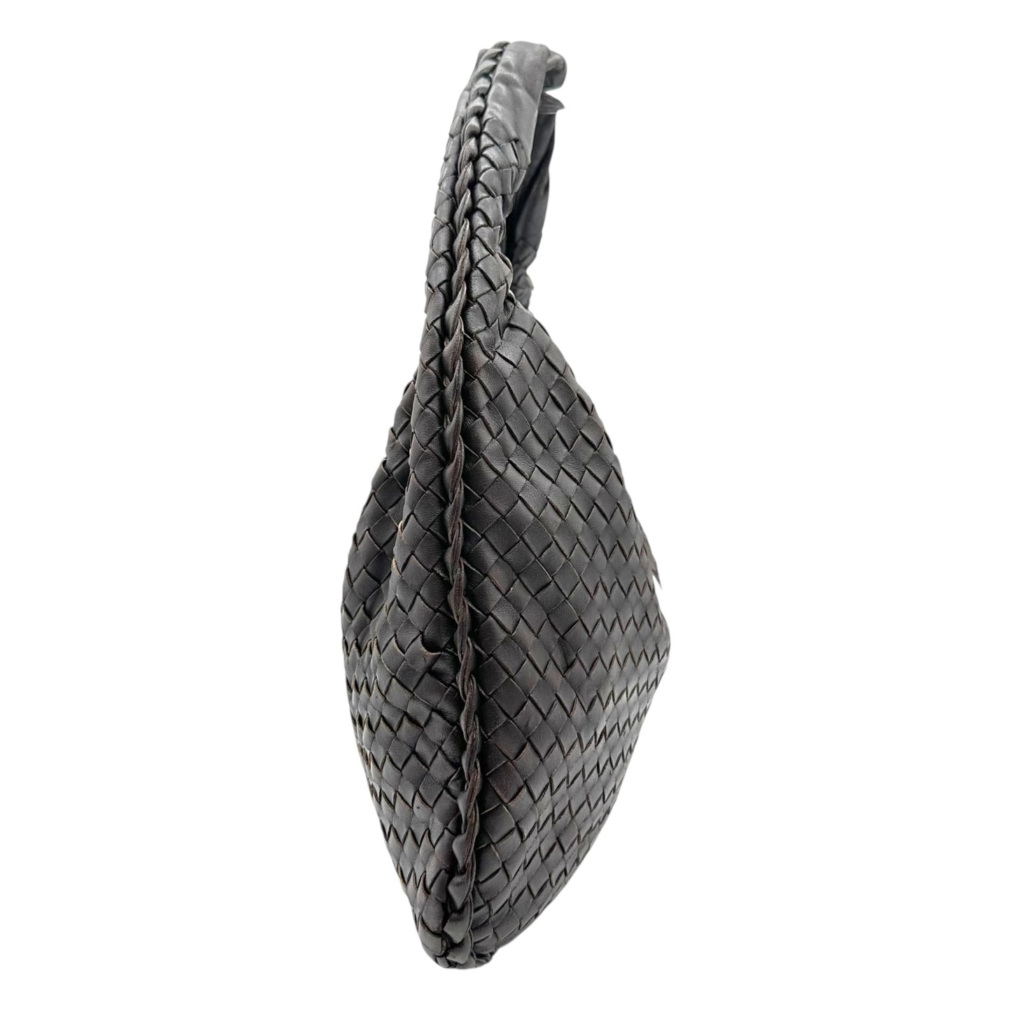 Bottega Veneta Brown Intrecciato Leather Hobo Bag