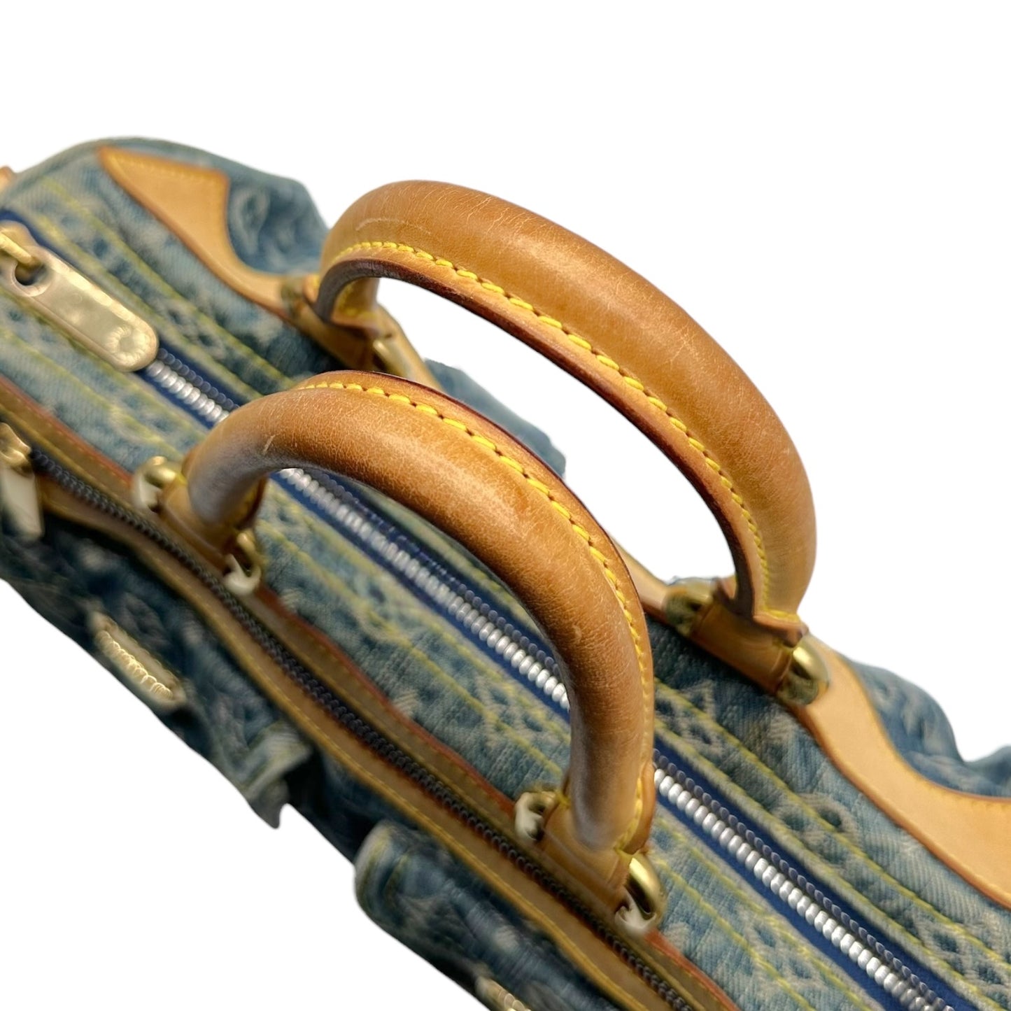 Louis Vuitton Blue Denim Neo Speedy Handbag