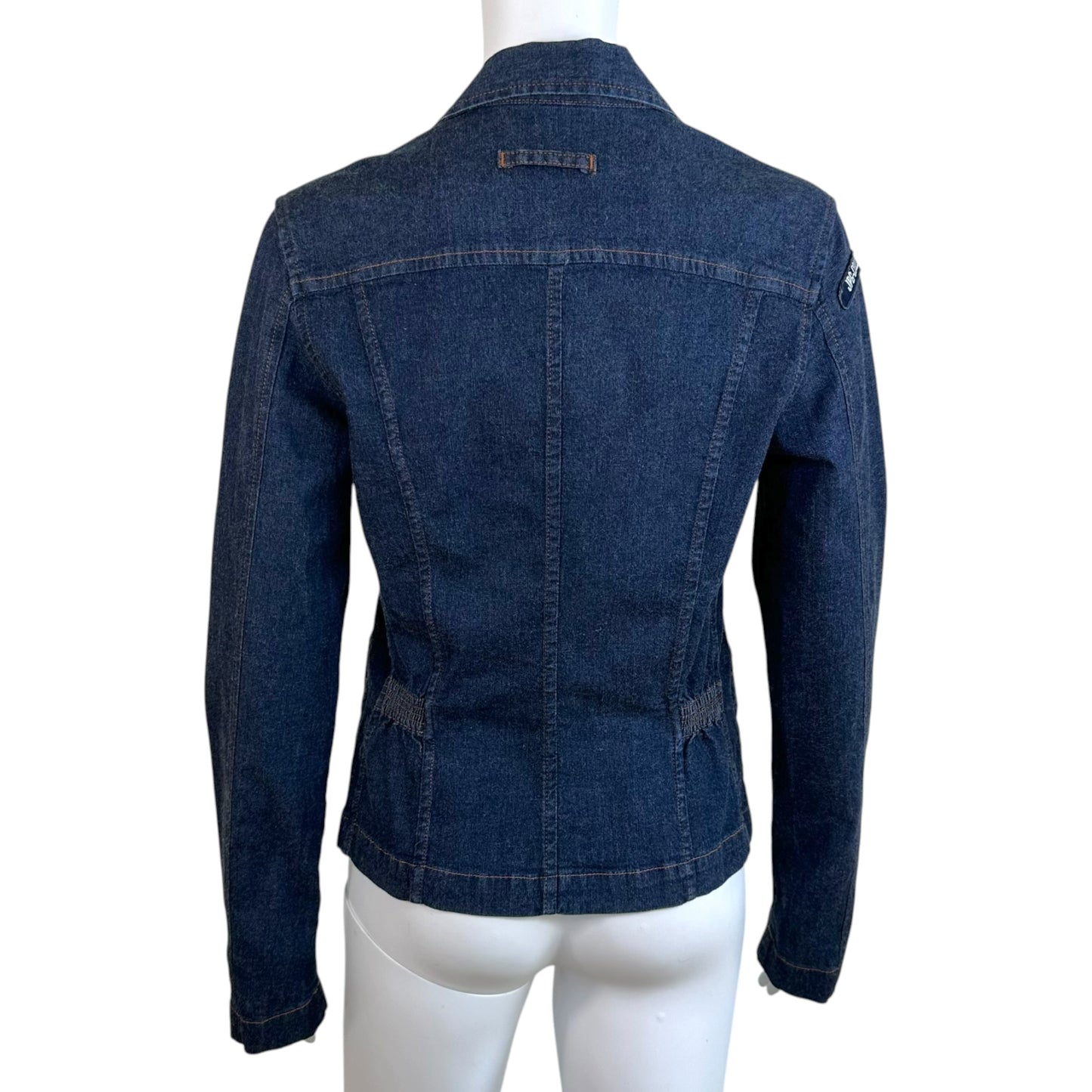 Jean Paul Gaultier Denim Jacket Blue Hook & Eye Closure