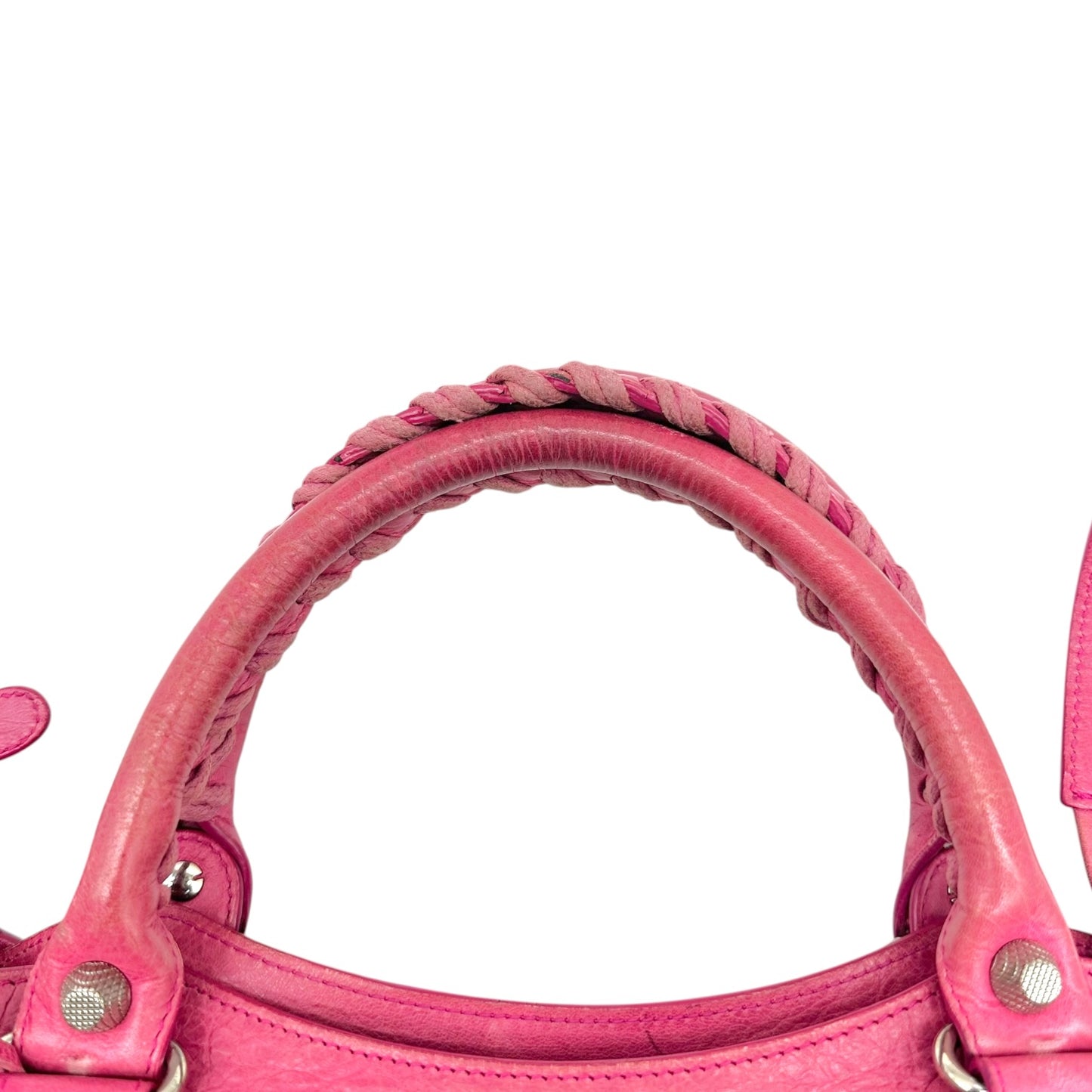 Balenciaga City Town Hot Pink Leather 2-Way Bag