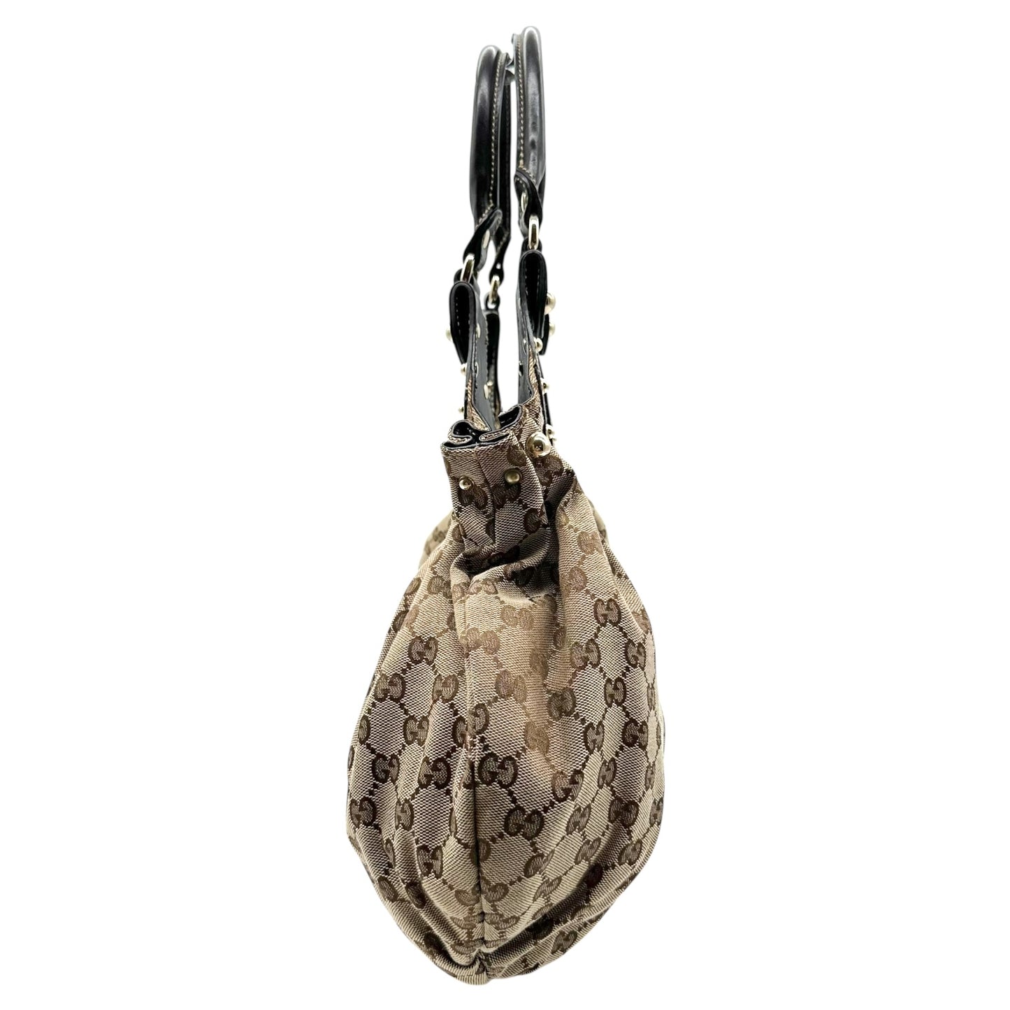 Gucci F/W 2008 Studded Monogram Hobo Bag