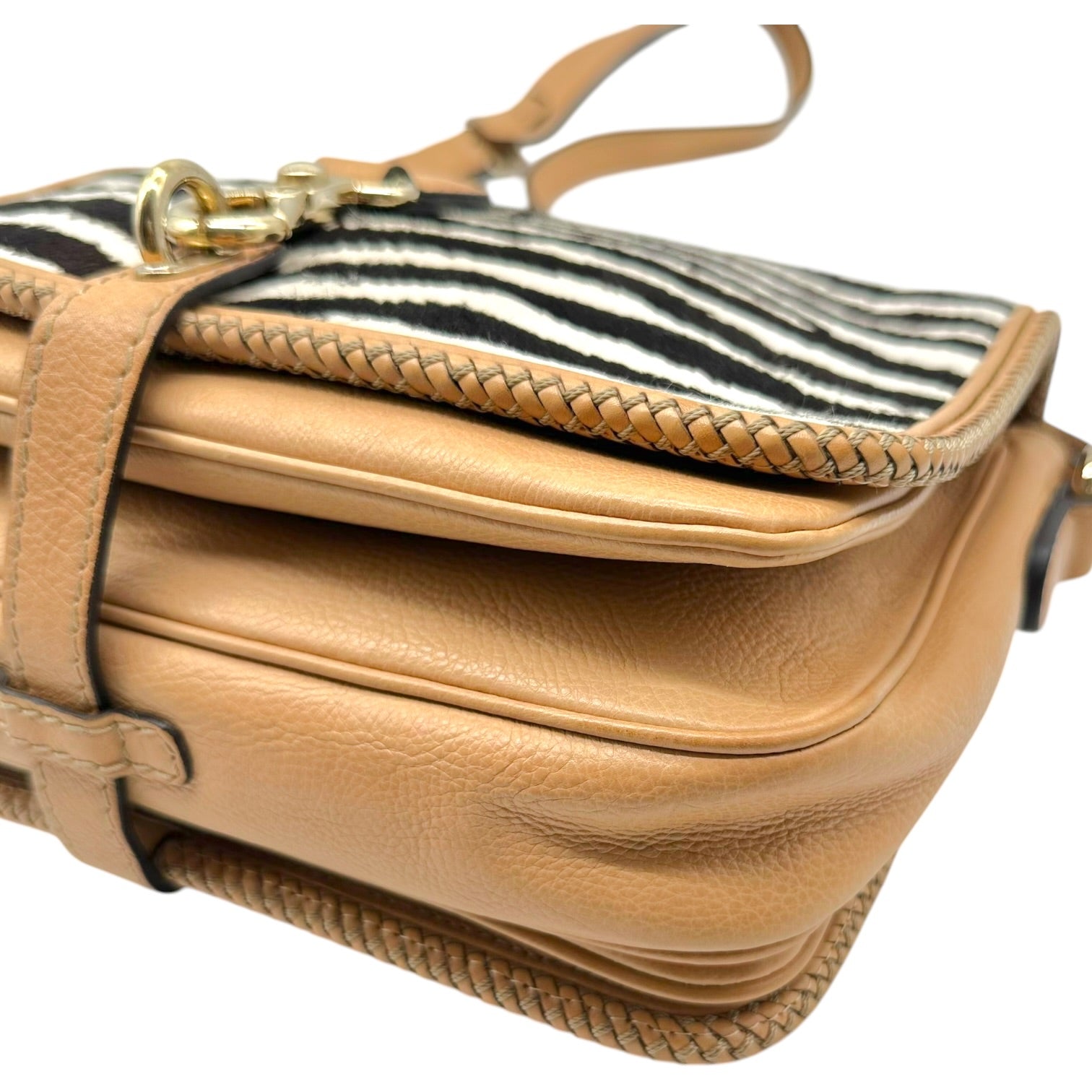 Gucci Zebra Print Ponyhair Crossbody Bag