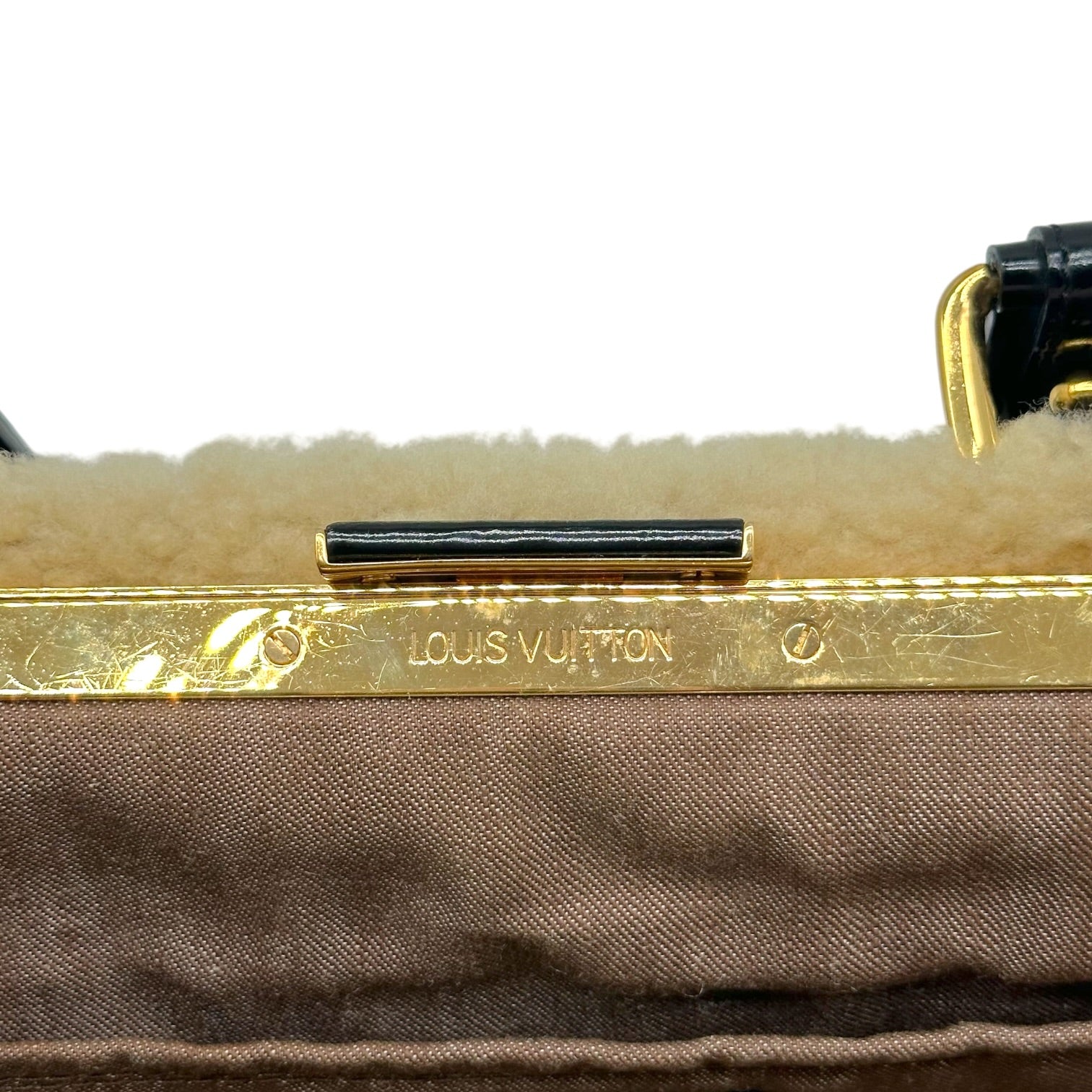 Louis Vuitton Shearling Monogram Storm Handbag