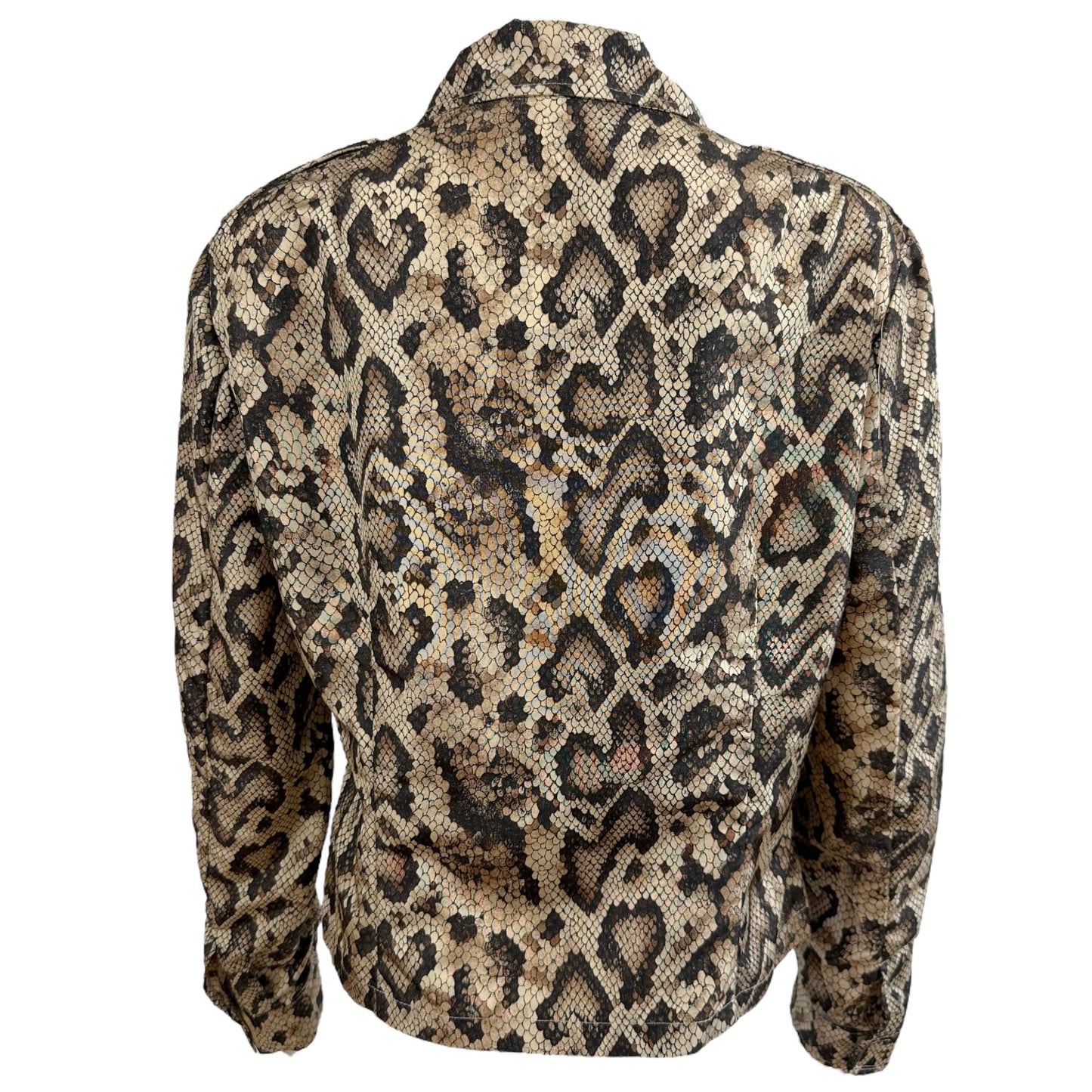 D&G Dolce & Gabbana Snakeskin Print Jacket