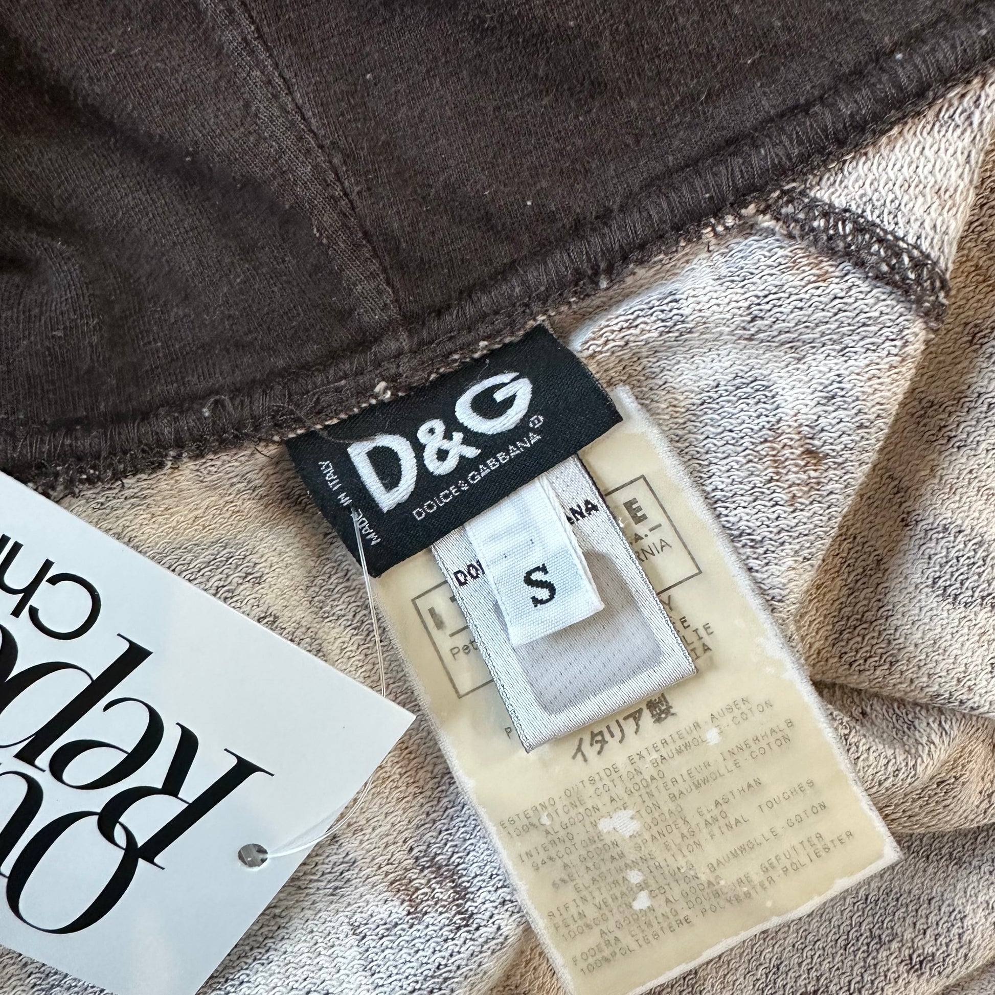 D&G Dolce & Gabbana Leopard Print Crop Hoodie - Outfit Repeater