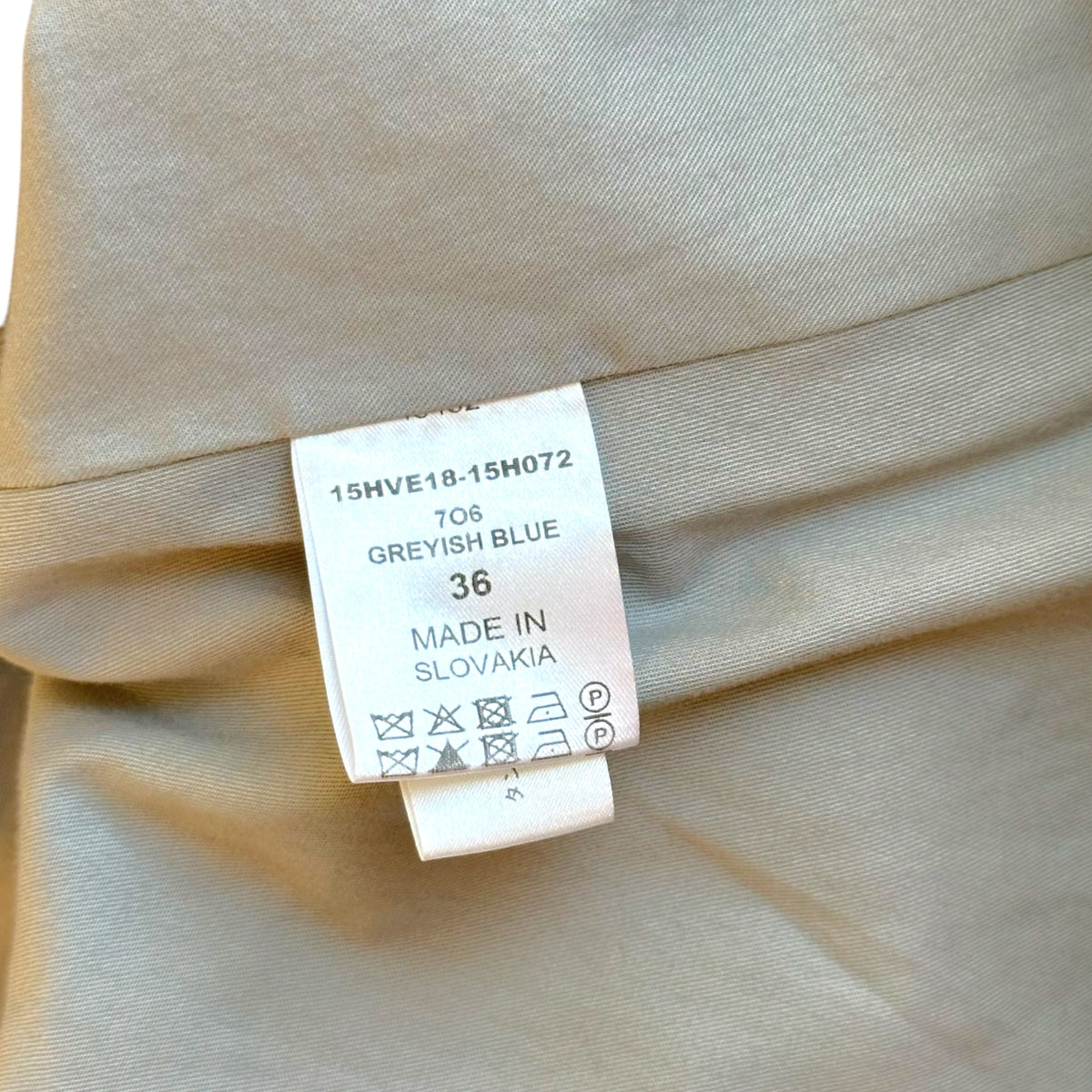 Chloe Cropped Napoleon Jacket Light Blue Wool Wide Sleeve