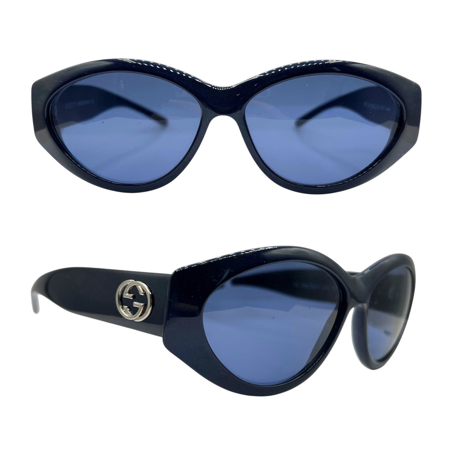 Gucci Royal Blue Oversized Oval Sunglasses 2195/S
