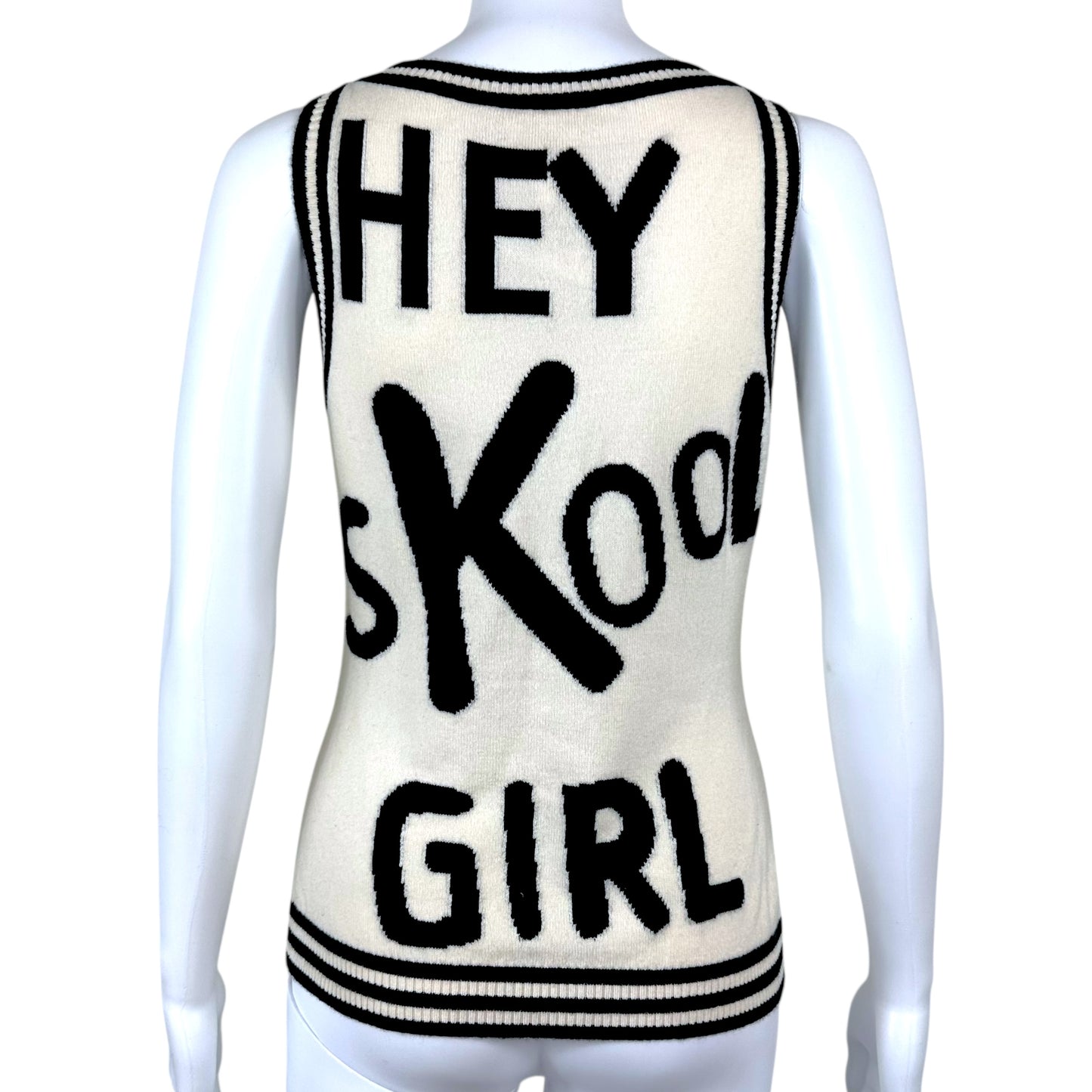 Christian Dior F/W 2004 'I Heart Dior' Cashmere Knit Tank