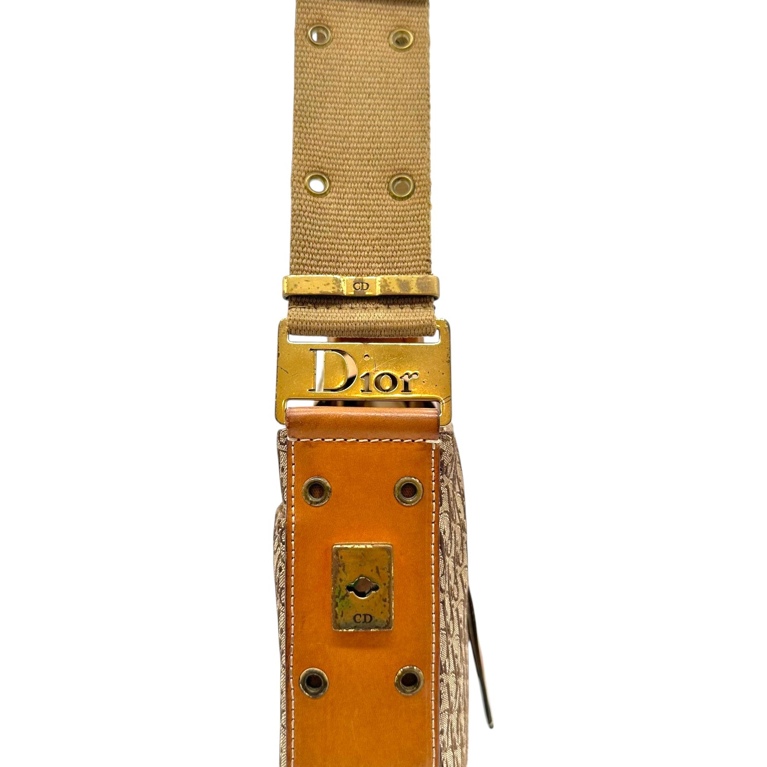 Christian Dior Street Chic Tan Monogram Trotter Columbus Shoulder Bag - Outfit Repeater