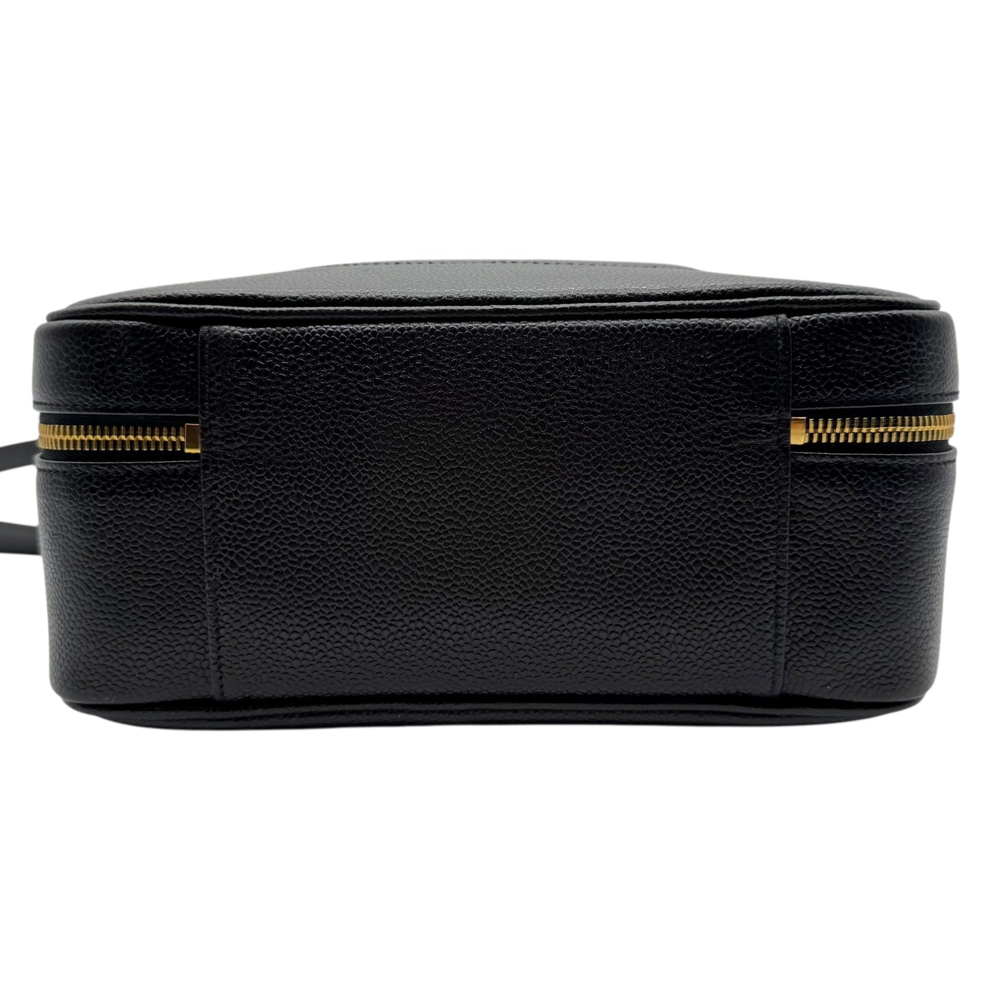 Chanel Black Caviar Leather 2-Way Satchel Vanity Bag 1996-97 - Outfit Repeater