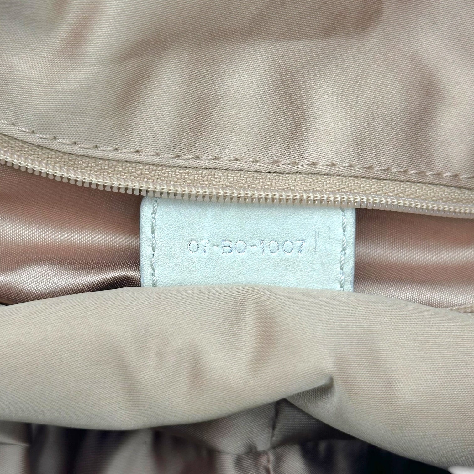 Christian Dior Ivory Leather Hobo Bag