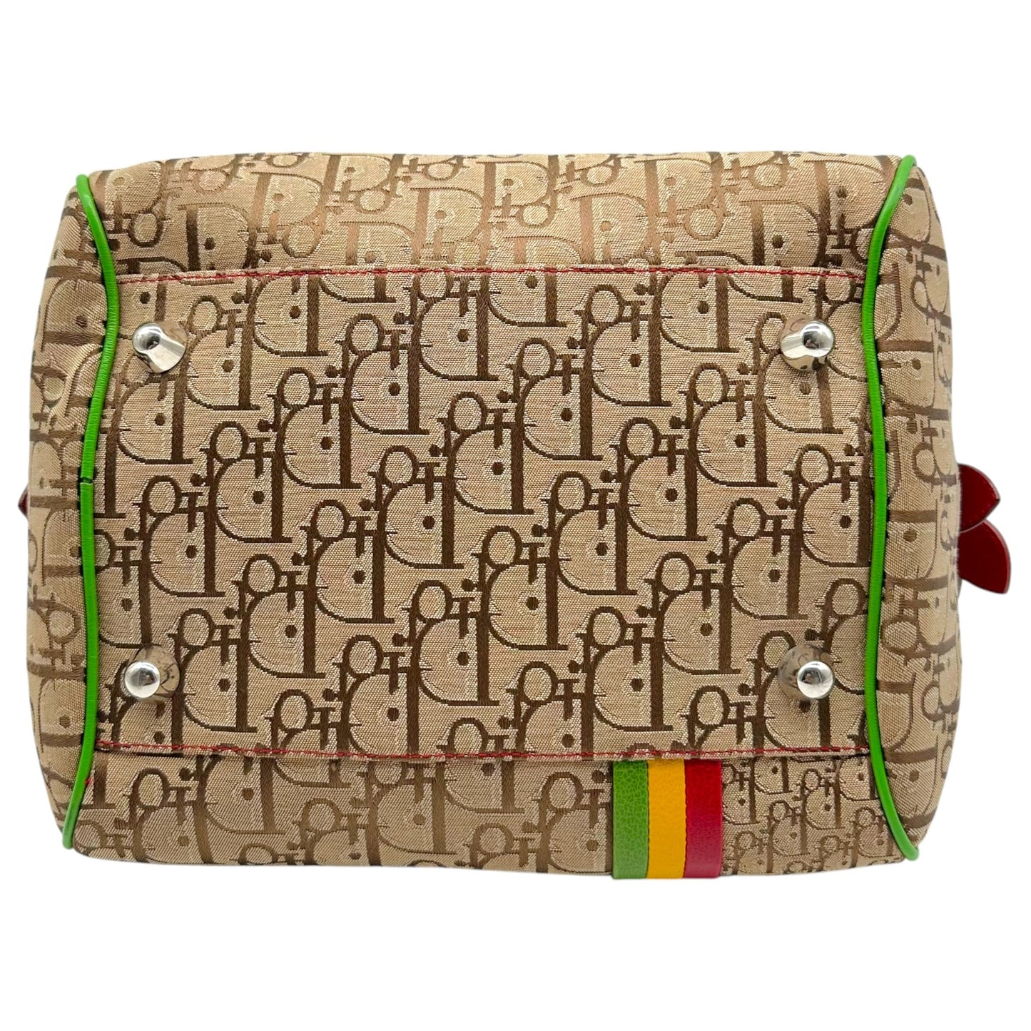 Christian Dior Rasta Trotter Monogram Bowler Bag